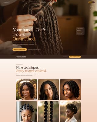 Specialty Beauty Treatments Reviews Website Template