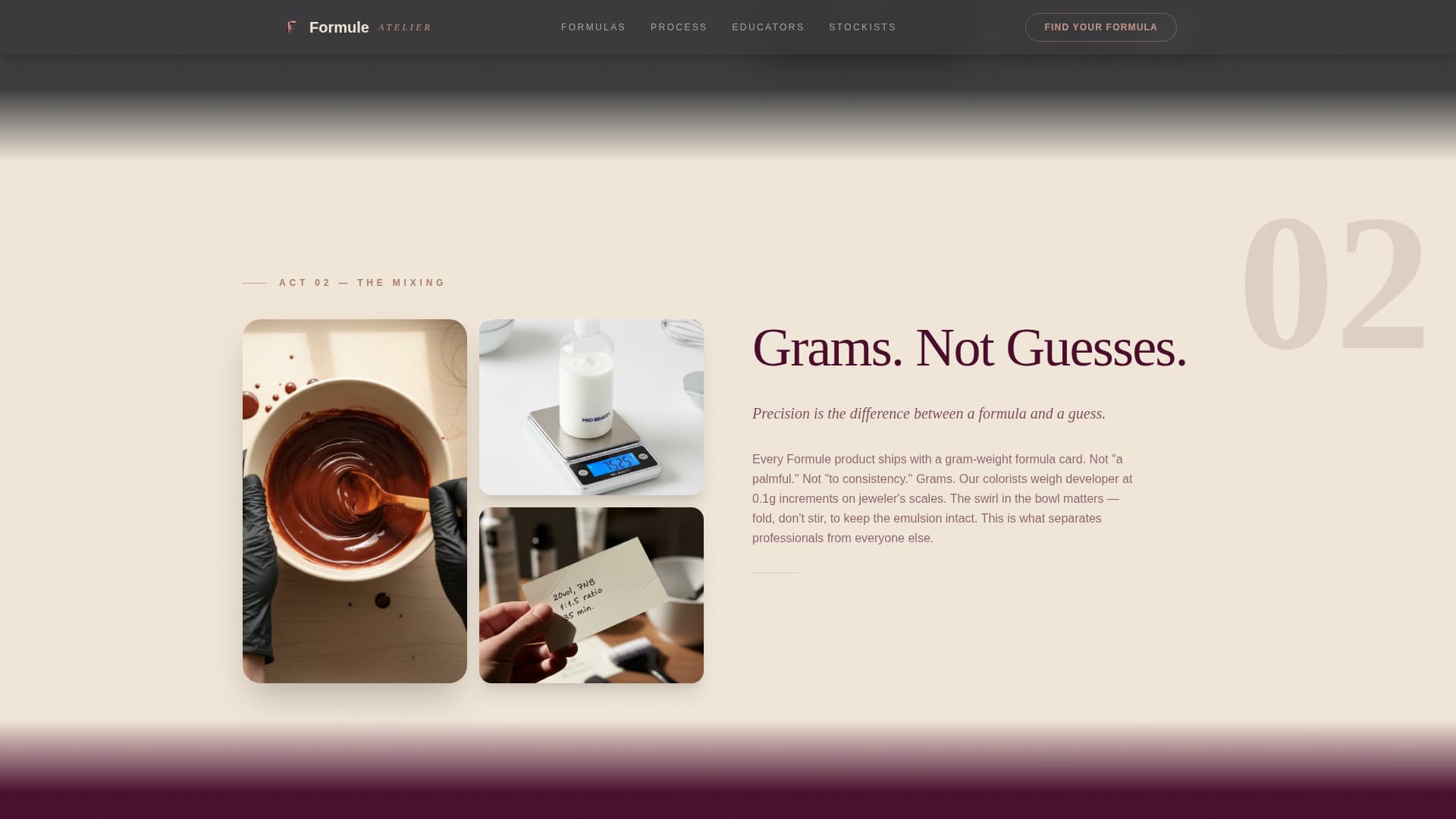 Hair Care Brand & Product Professional Website Template