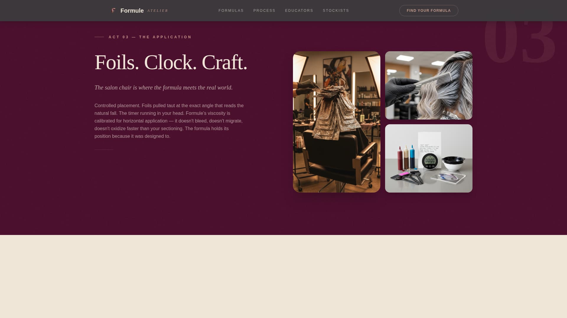 Hair Care Brand & Product Professional Website Template
