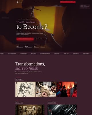 Specialty Beauty Treatments Advanced Booking Website Template