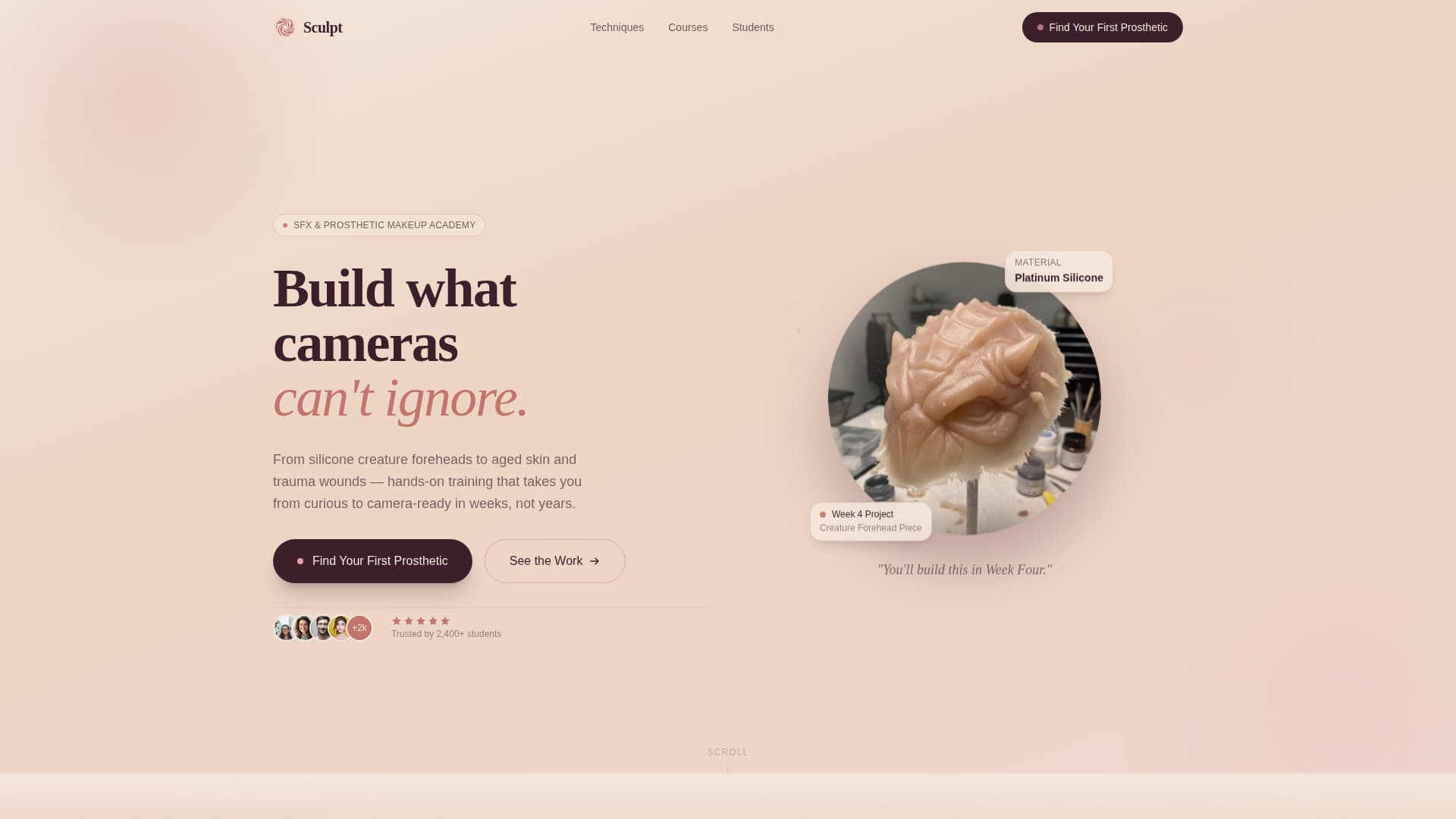 Specialty Beauty Treatments Advanced Professional Website Template