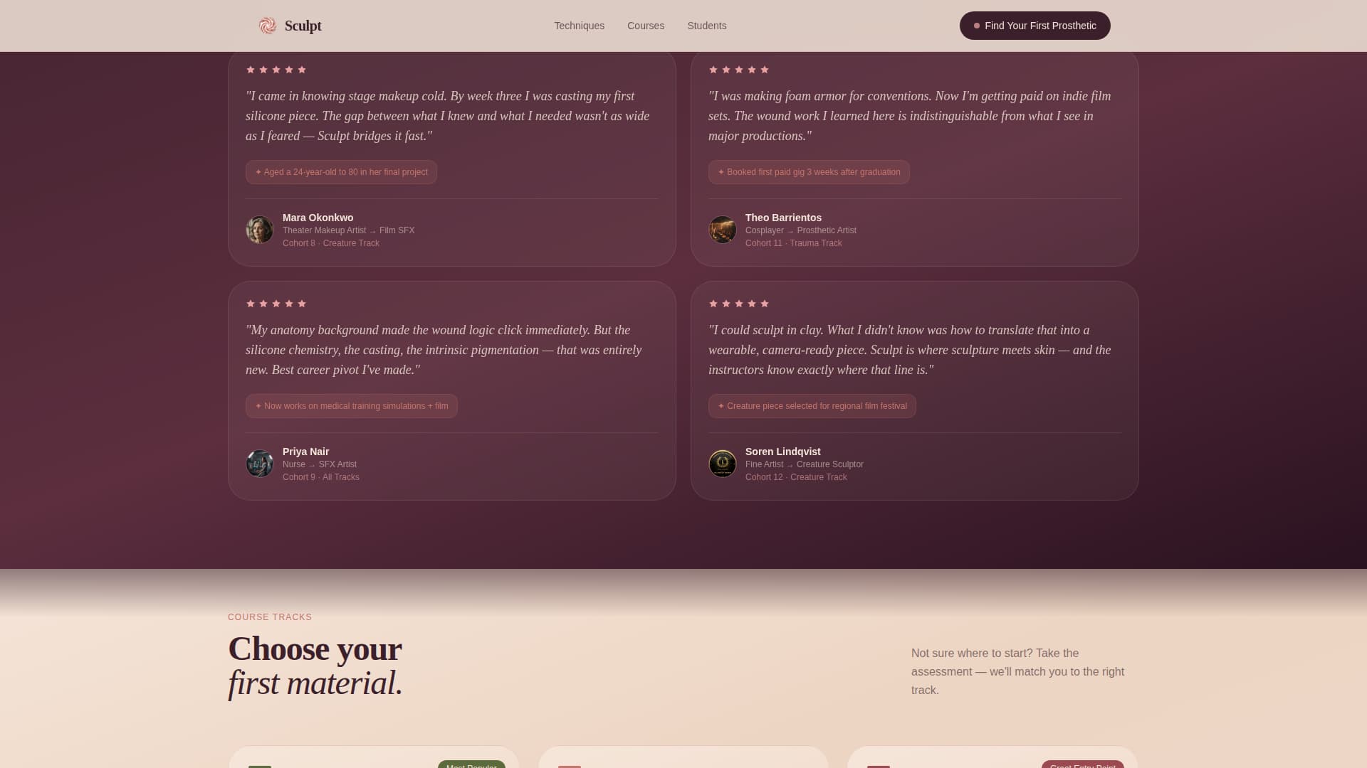 Specialty Beauty Treatments Advanced Professional Website Template
