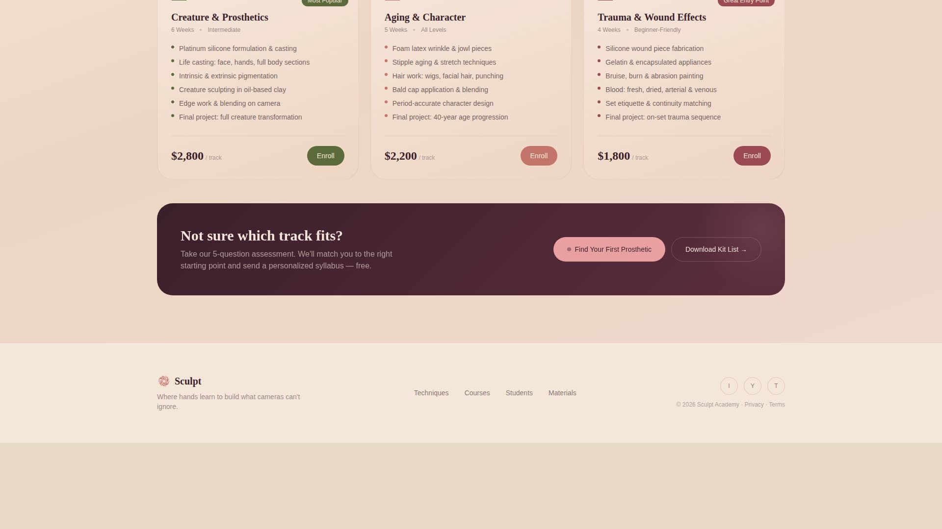 Specialty Beauty Treatments Advanced Professional Website Template