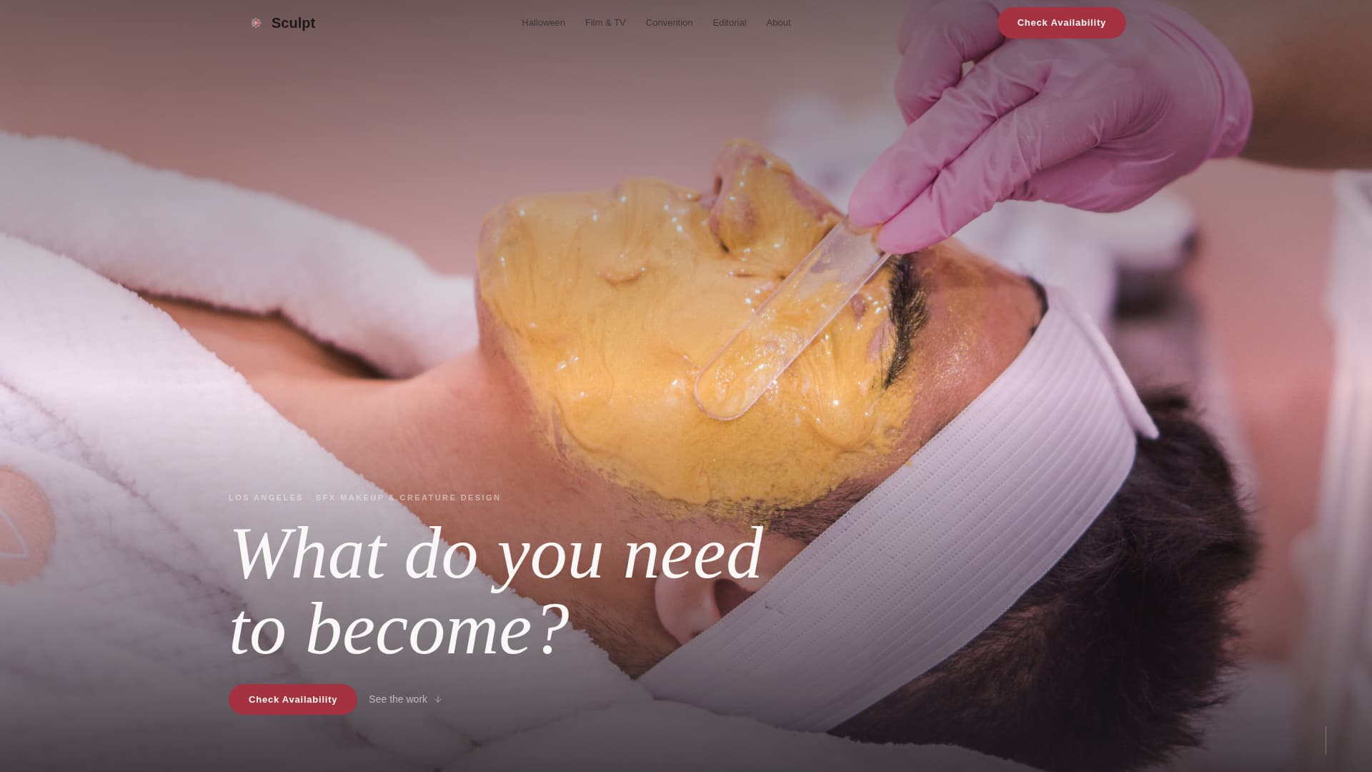 Makeup Artist & MUA Specialist Booking Website Template