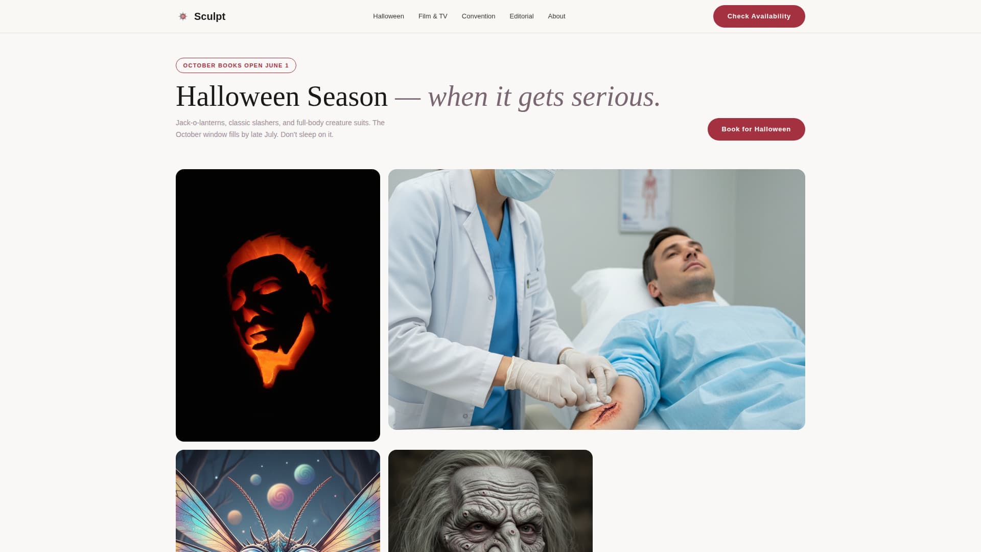 Makeup Artist & MUA Specialist Booking Website Template