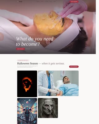 Makeup Artist & MUA Specialist Booking Website Template