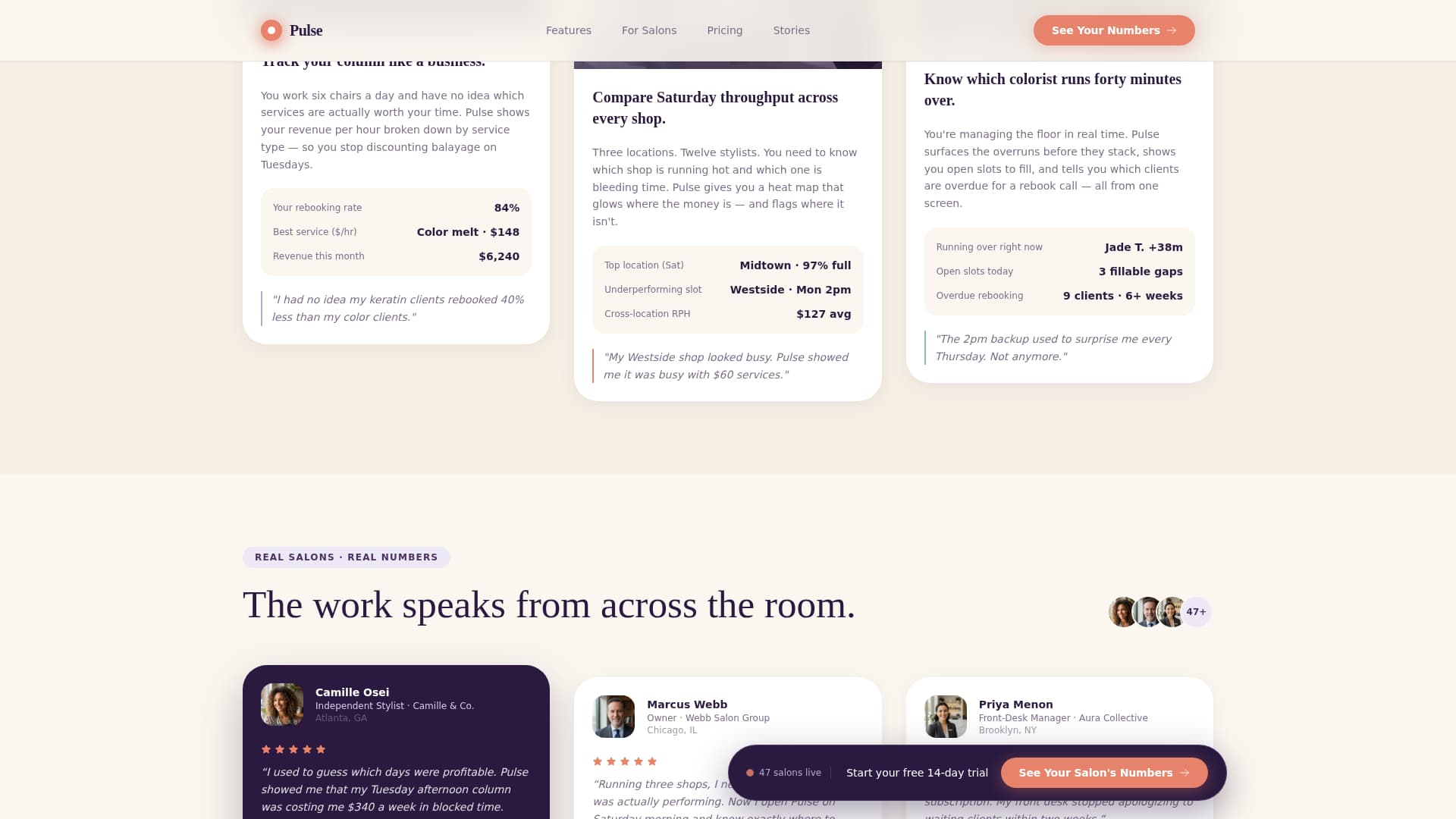 Salon & Spa Software Booking Website Template