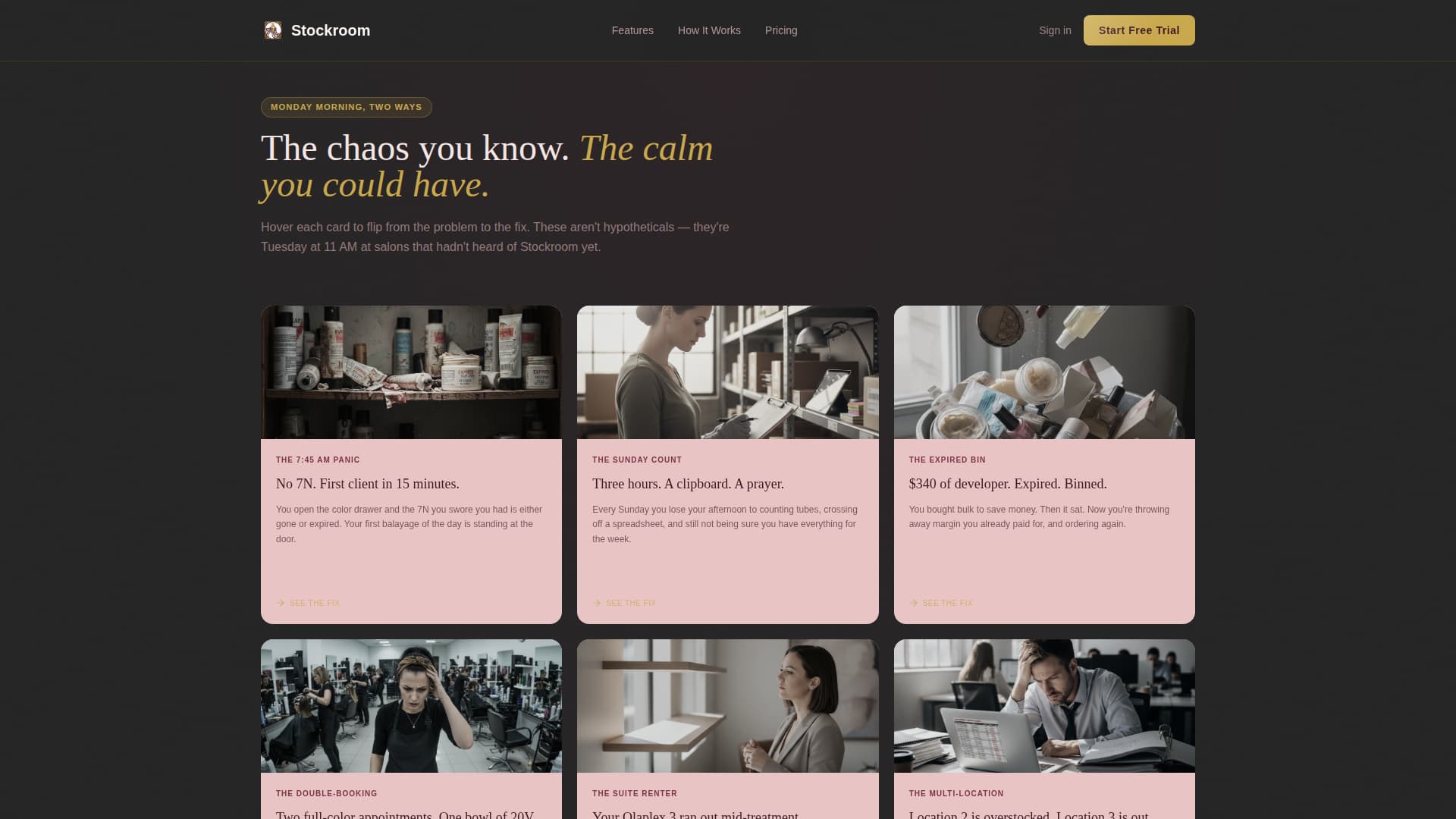 Salon & Spa Software Professional Website Template