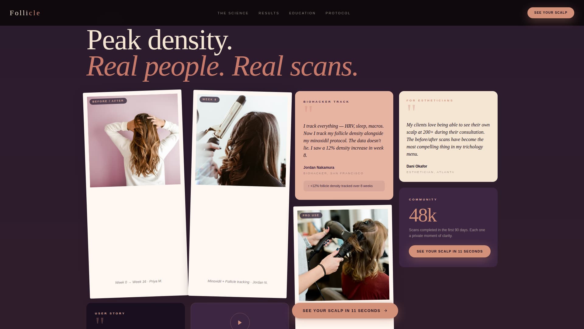 Beauty Tech & Device Professional Website Template