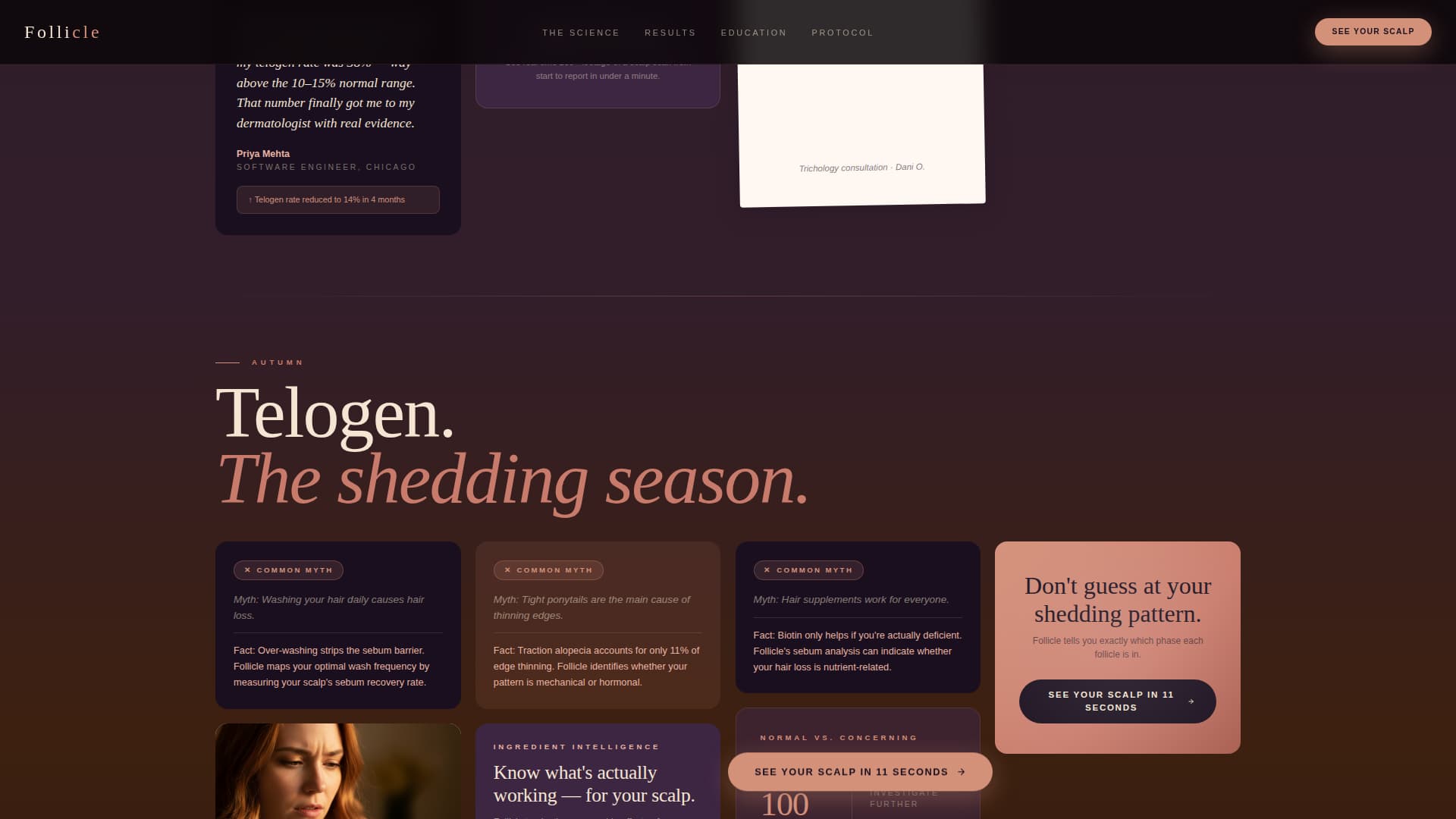 Beauty Tech & Device Professional Website Template