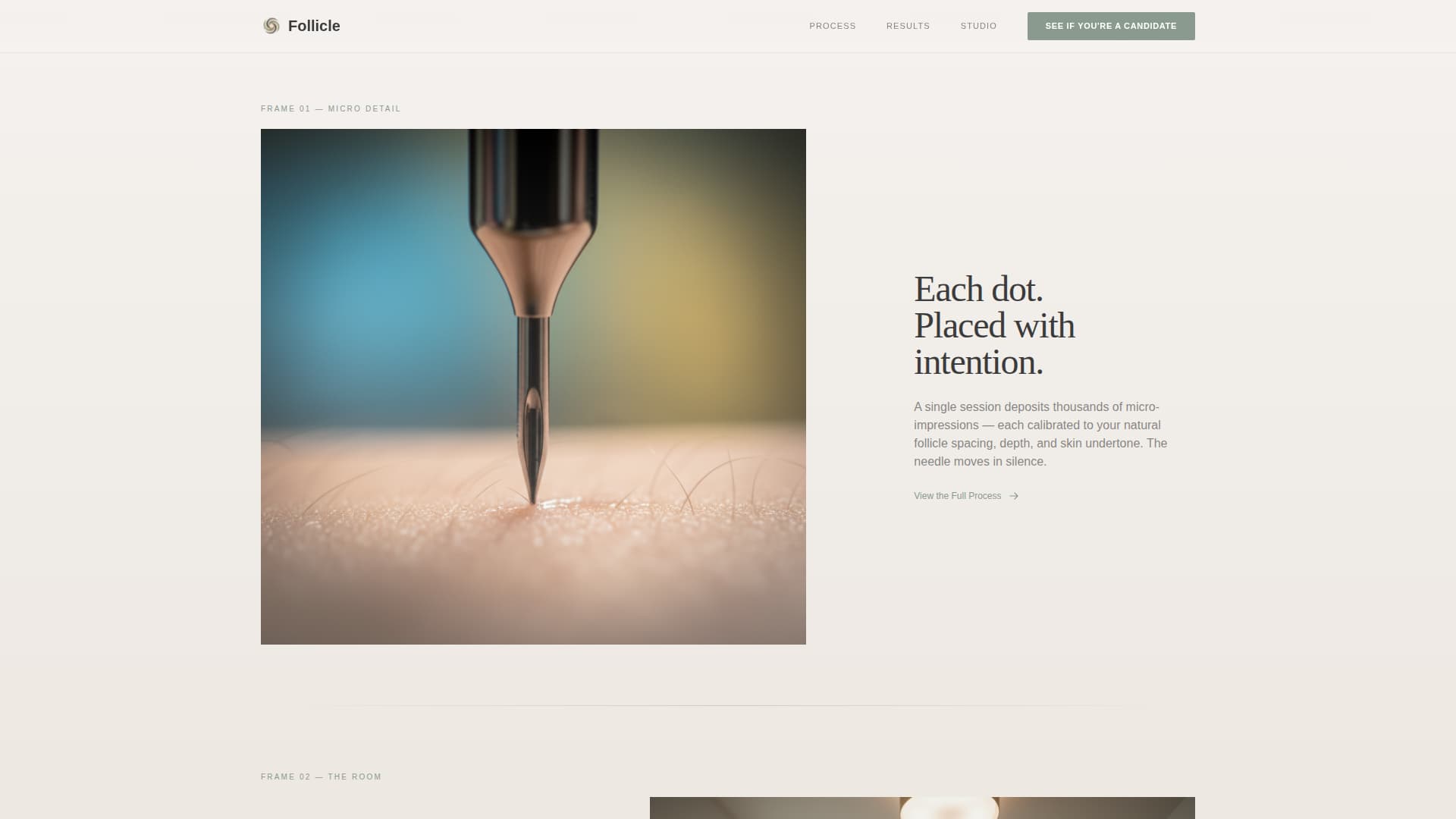 Specialty Beauty Treatments Specialist Professional Website Template