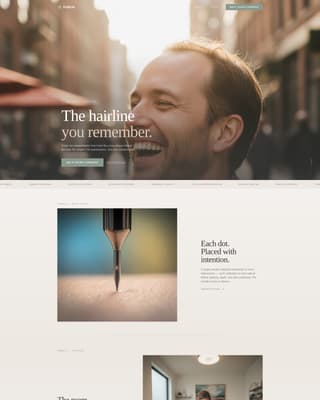 Specialty Beauty Treatments Specialist Professional Website Template