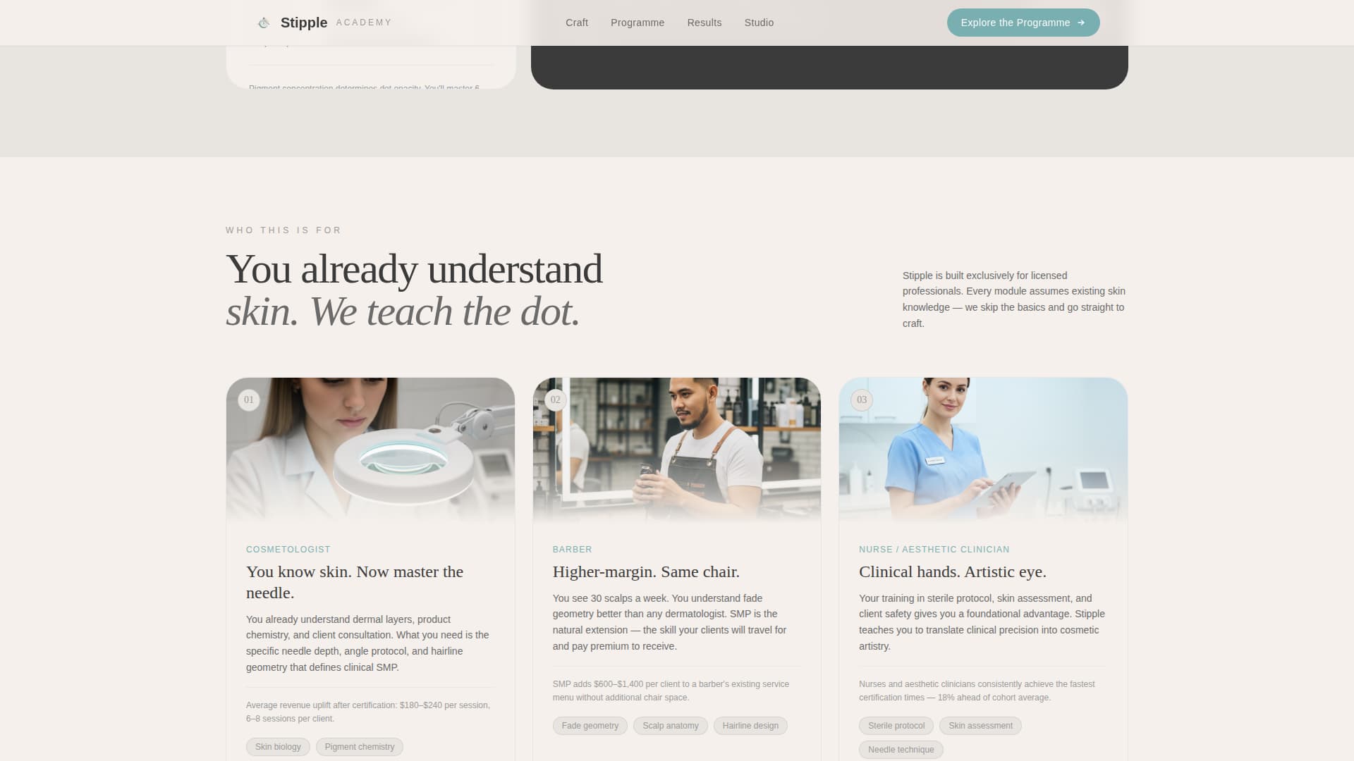 Specialty Beauty Treatments Complete Professional Website Template