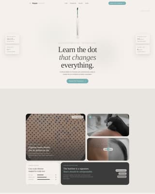 Specialty Beauty Treatments Complete Professional Website Template