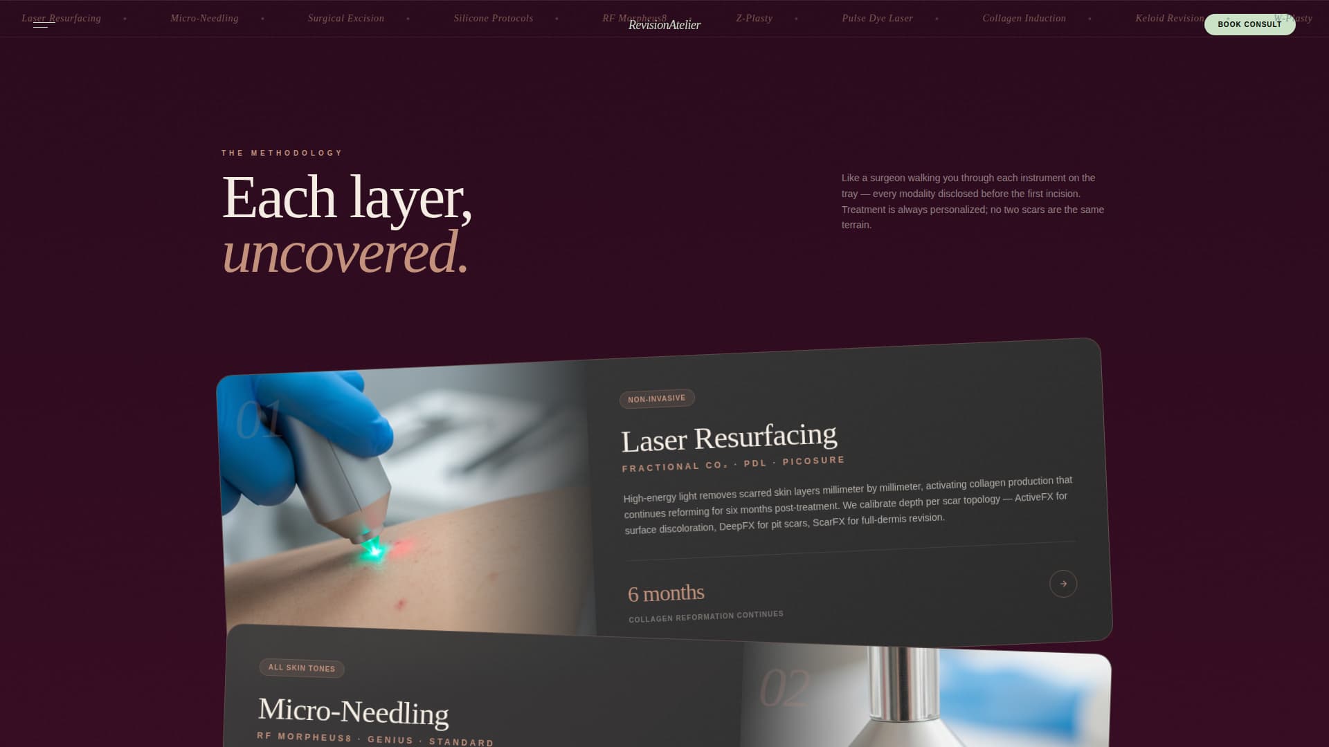 Cosmetic Surgery & Aesthetic Clinic Professional Website Template