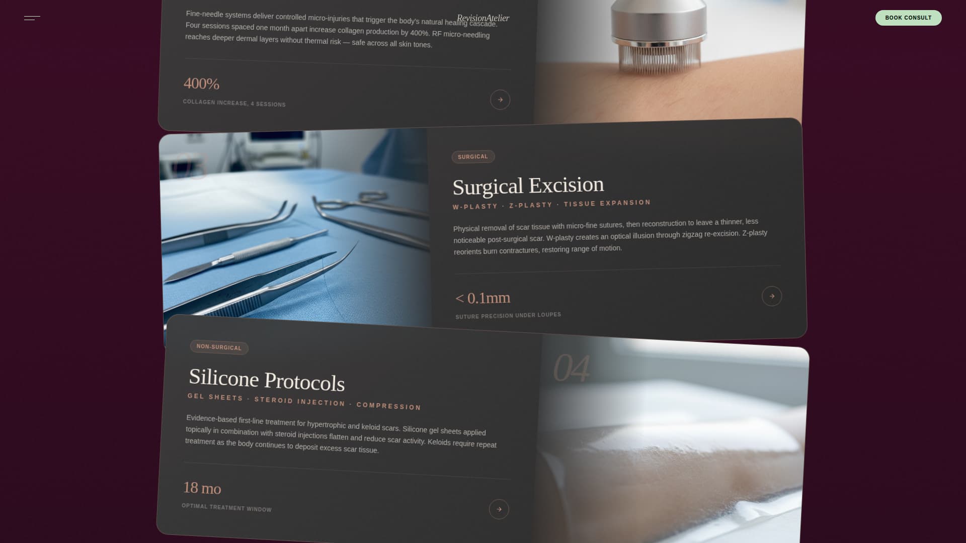 Cosmetic Surgery & Aesthetic Clinic Professional Website Template