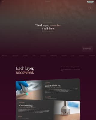 Cosmetic Surgery & Aesthetic Clinic Professional Website Template