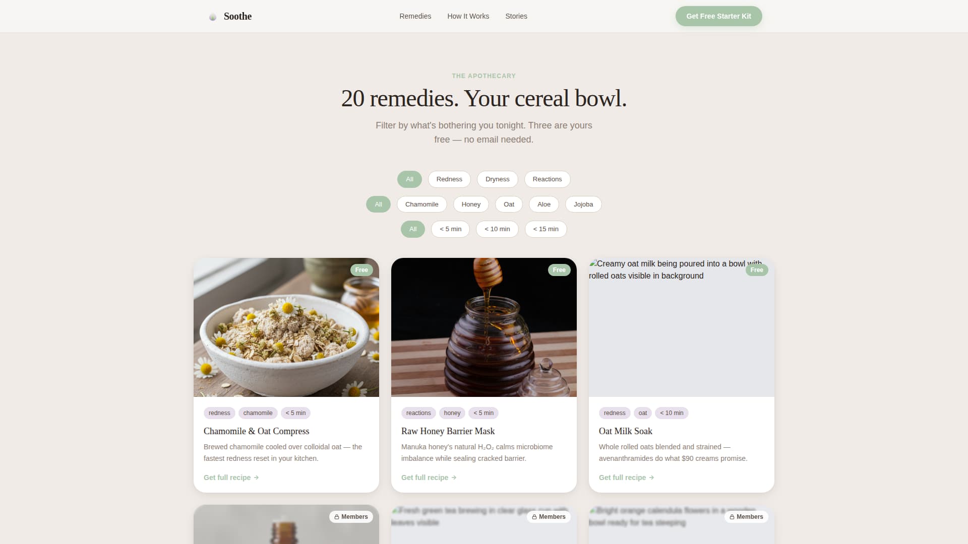 Sensitive Skin Beauty Professional Website Template