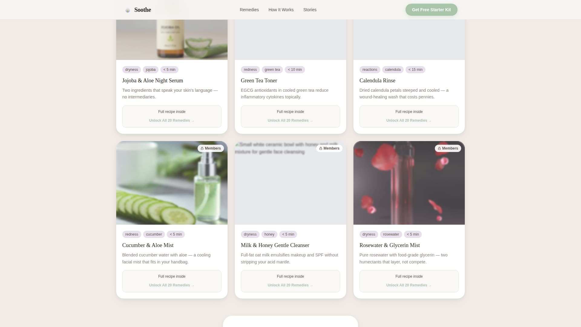 Sensitive Skin Beauty Professional Website Template