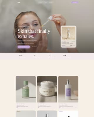 Soothe — Restorative Wellness Landing Page Template