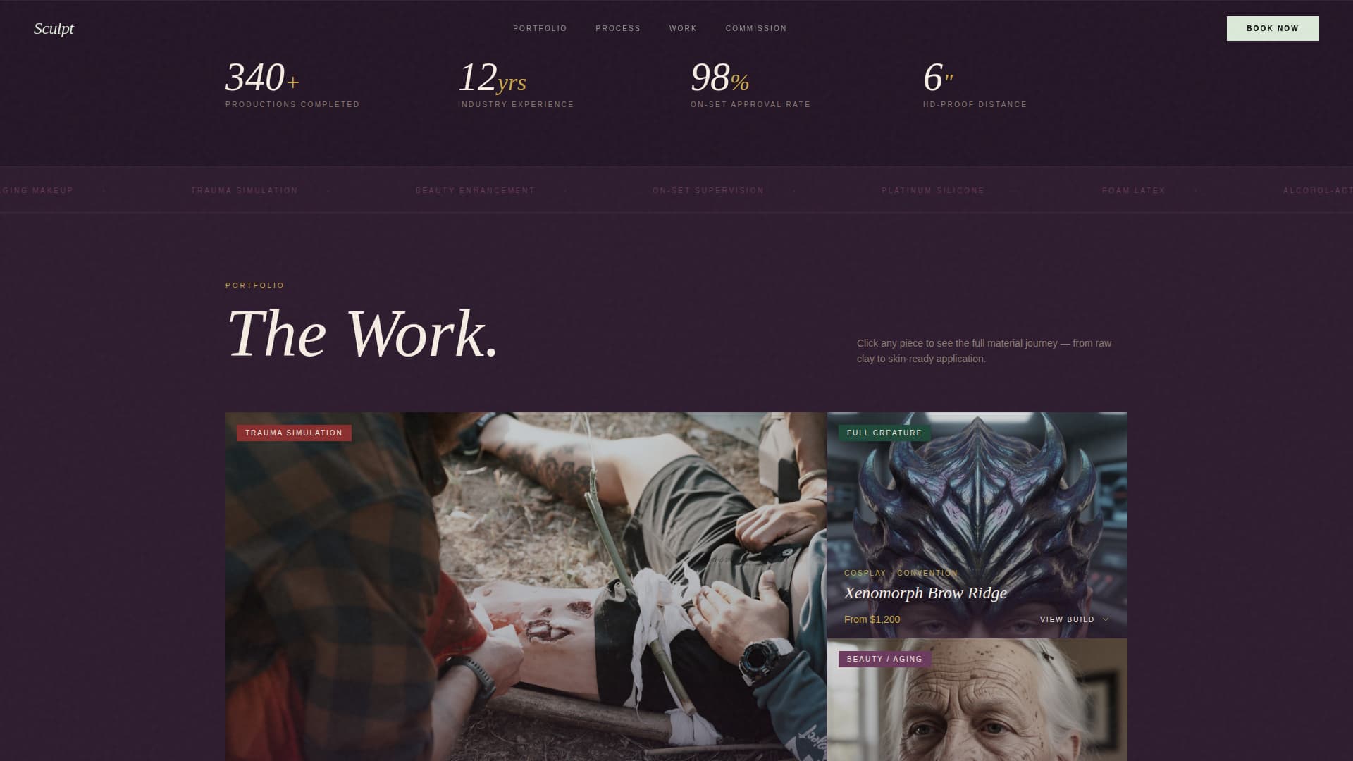 Makeup Artist & MUA Advanced Booking Website Template
