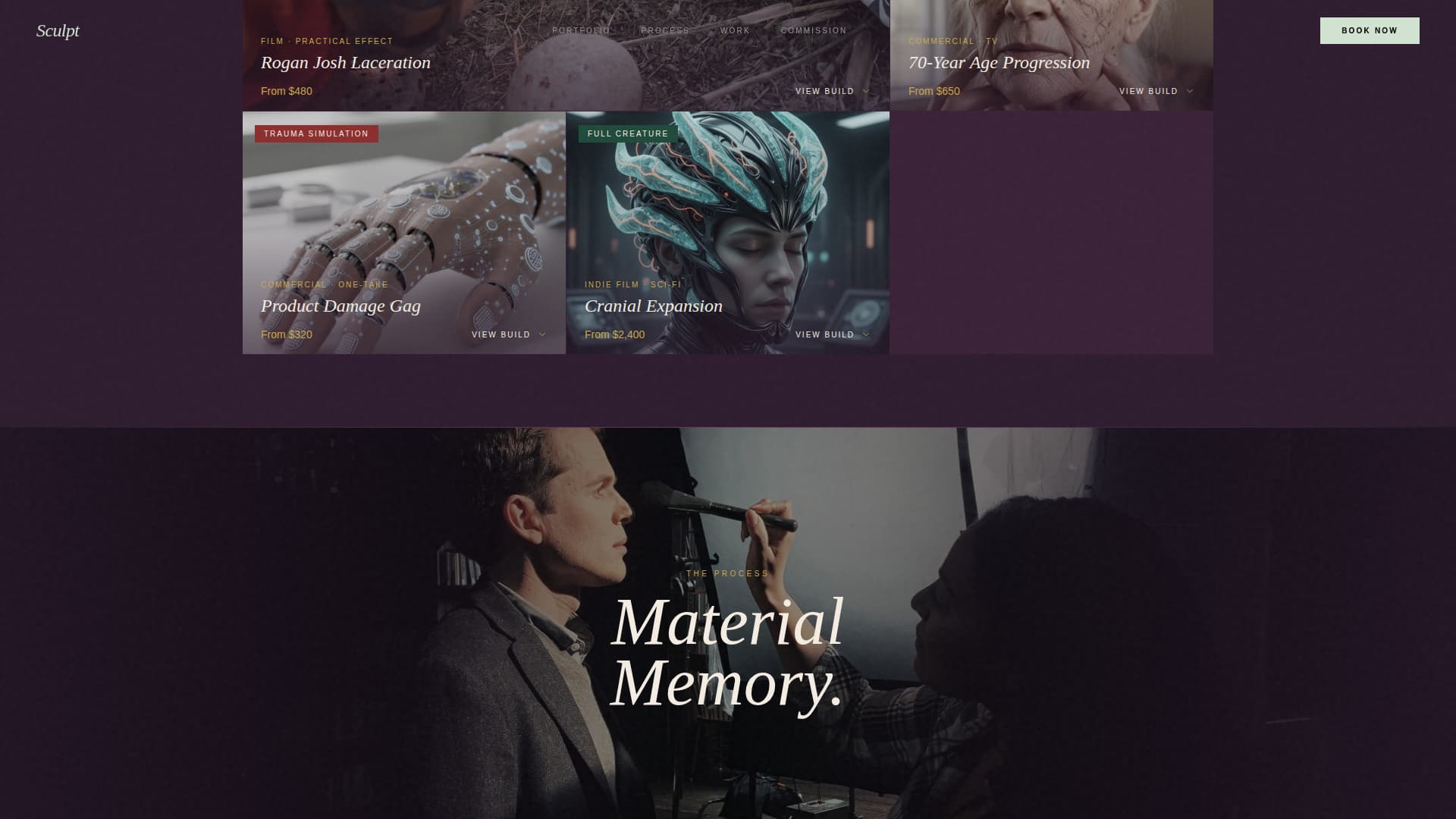 Makeup Artist & MUA Advanced Booking Website Template