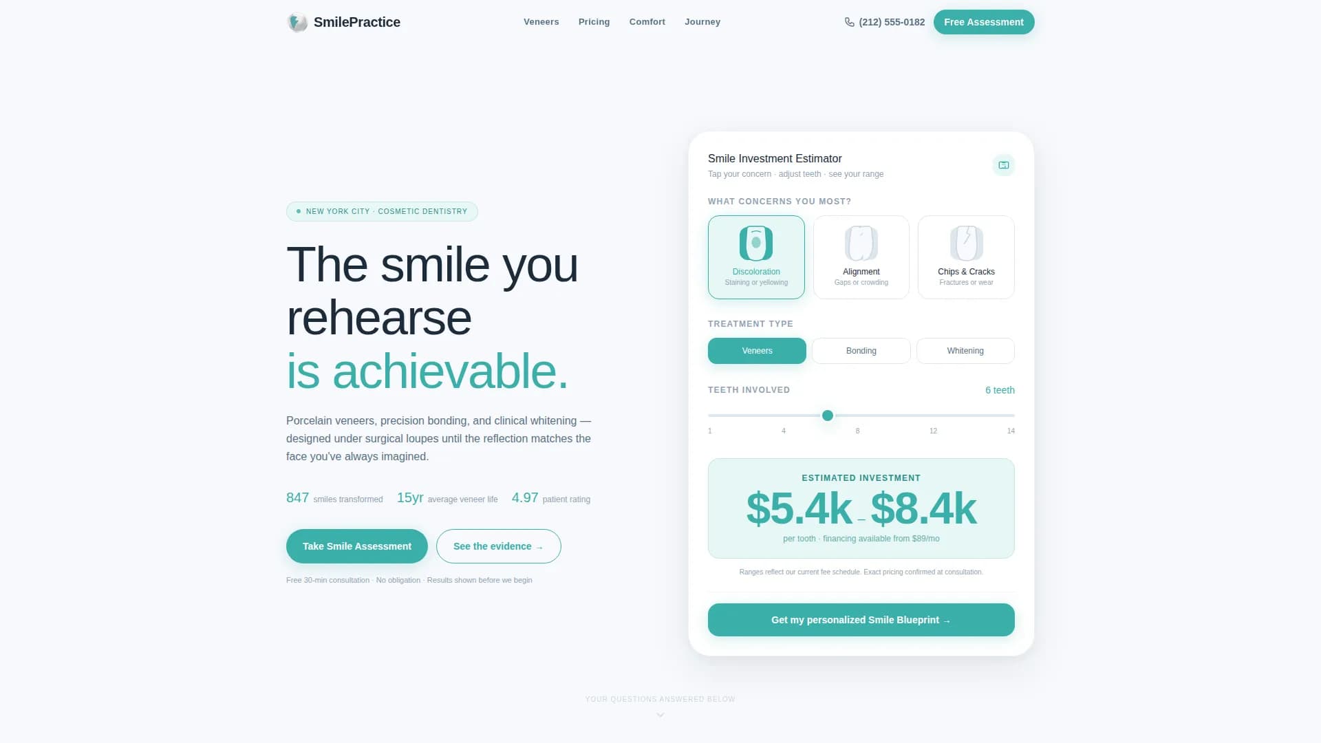 Dental Clinic FAQ & Common Questions Website Template