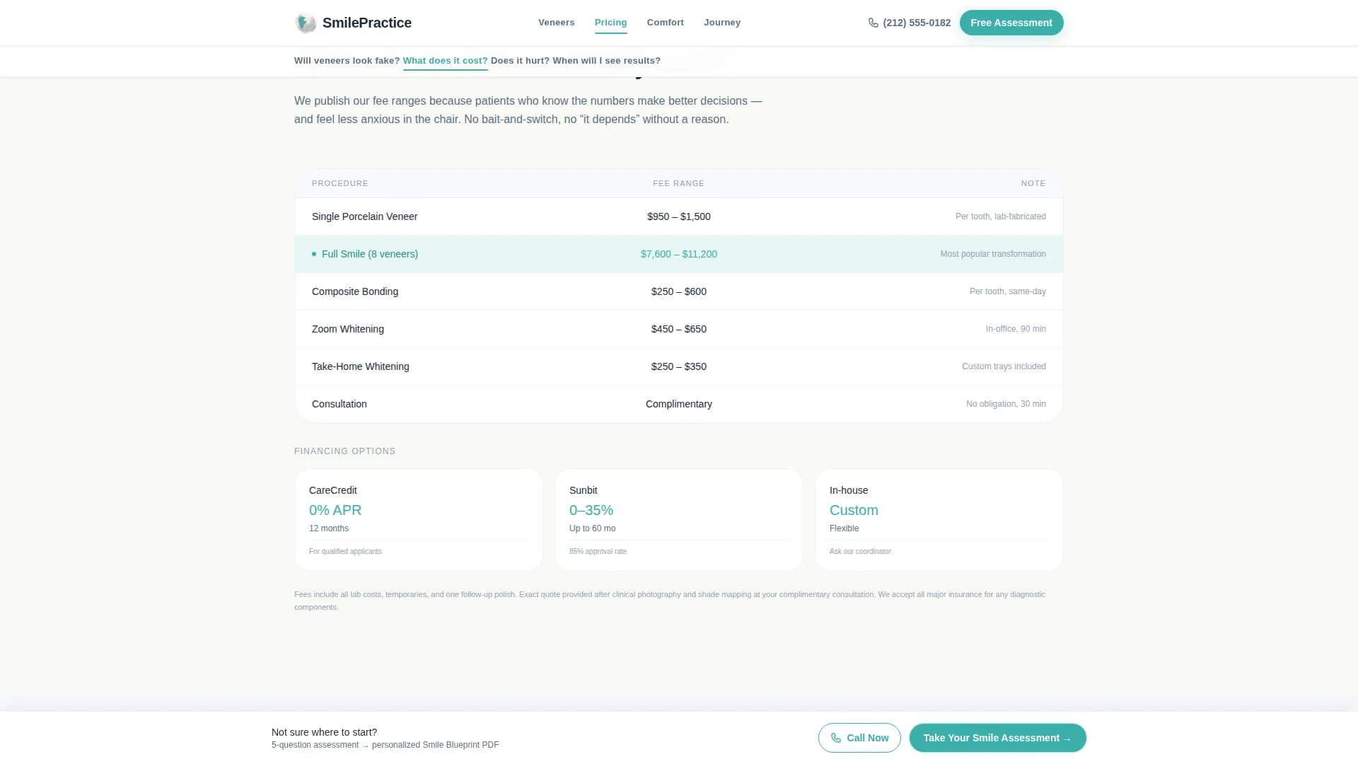 Dental Clinic FAQ & Common Questions Website Template