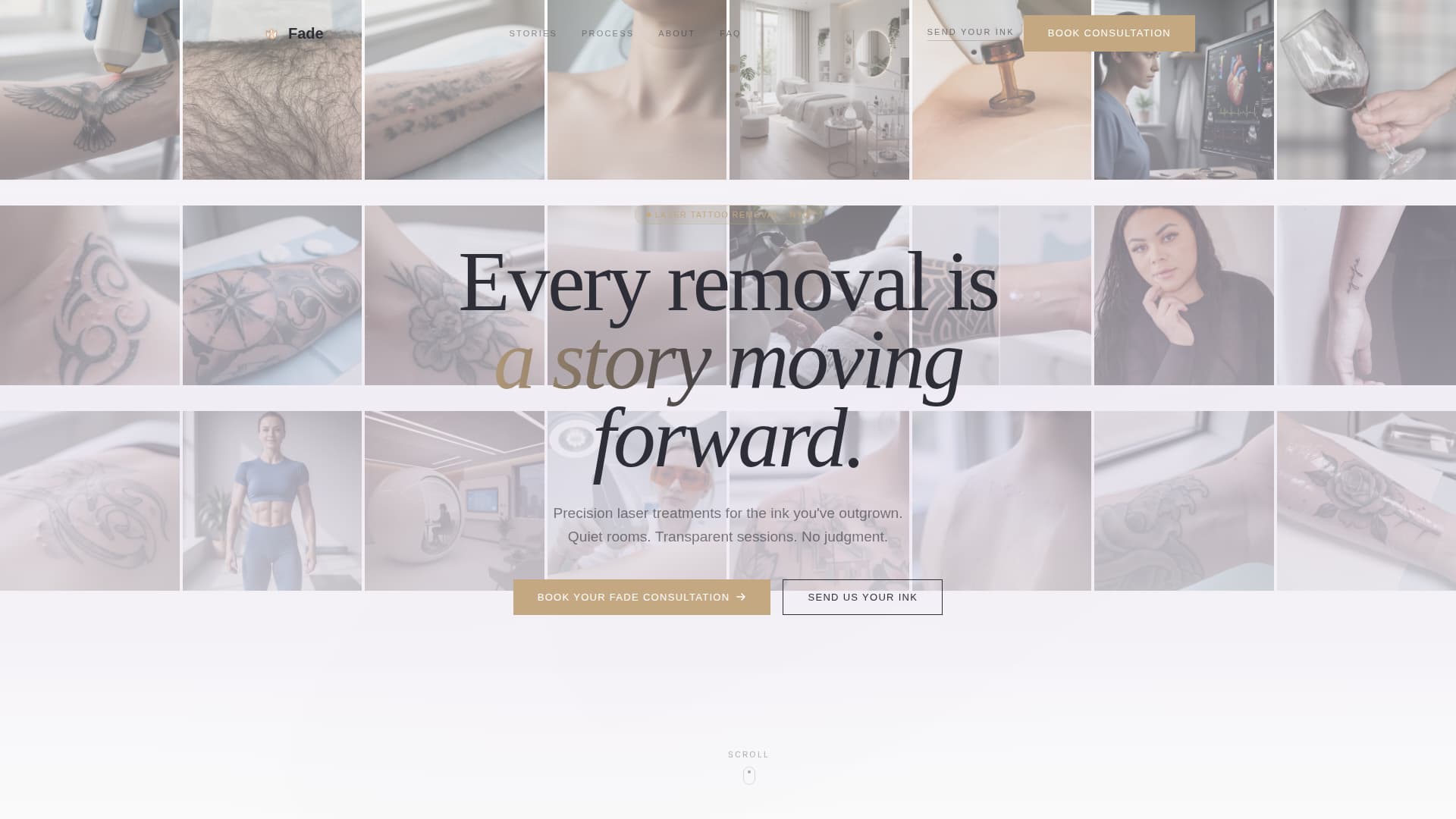 Tattoo & Piercing Studio Booking Website Template