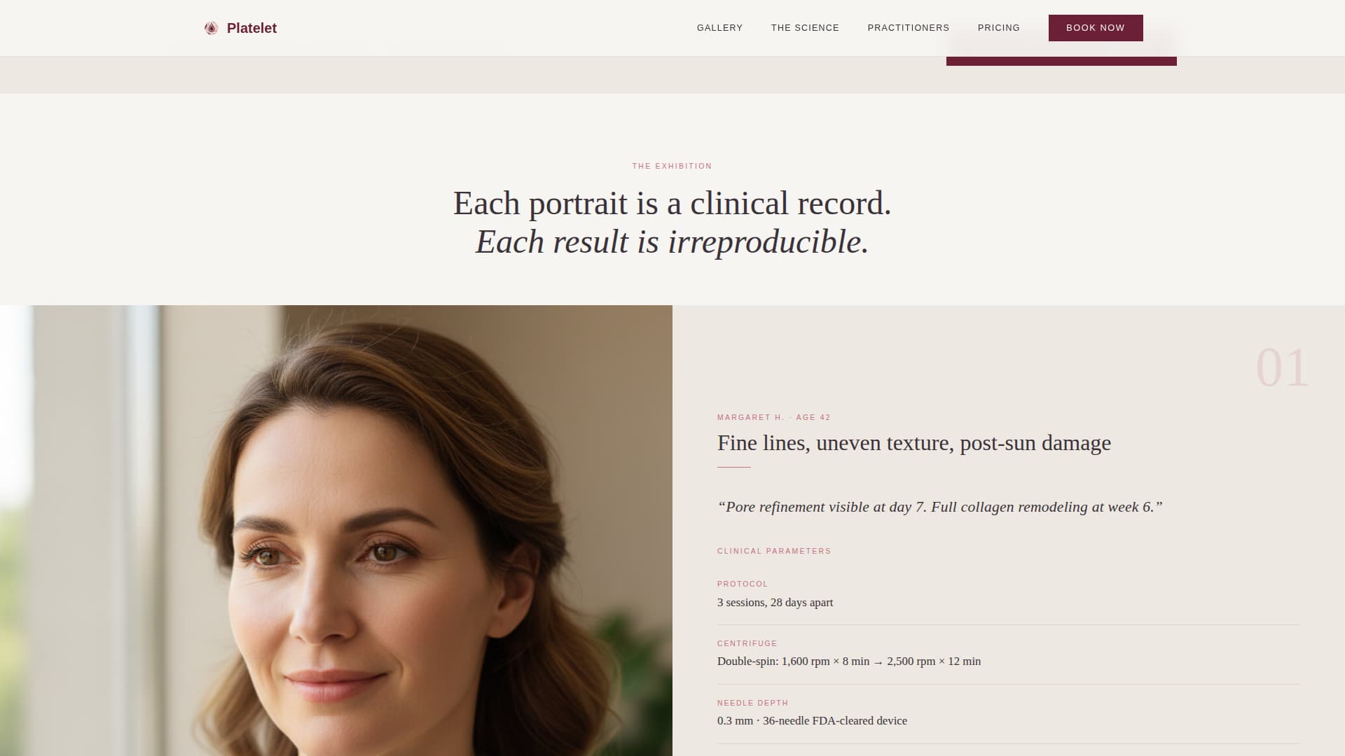 Specialty Beauty Treatments Booking Website Template
