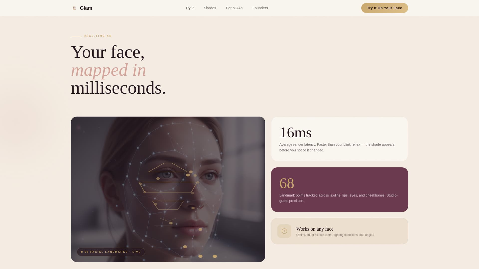 Beauty Tech & Device Blog Website Template
