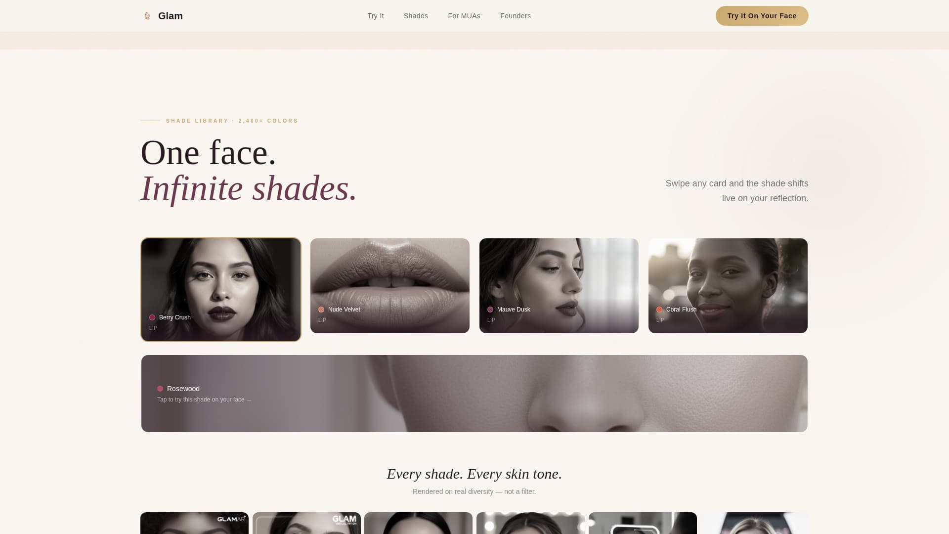 Beauty Tech & Device Blog Website Template