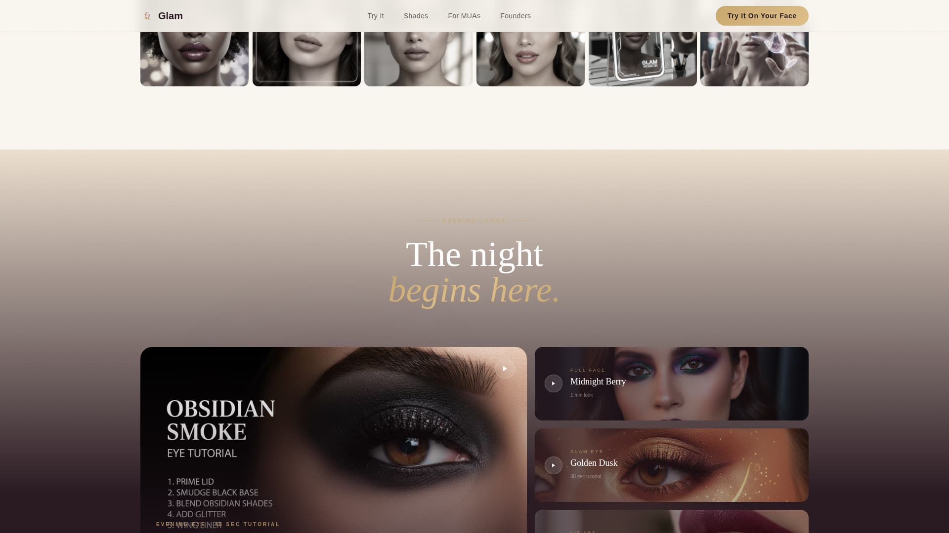 Beauty Tech & Device Blog Website Template