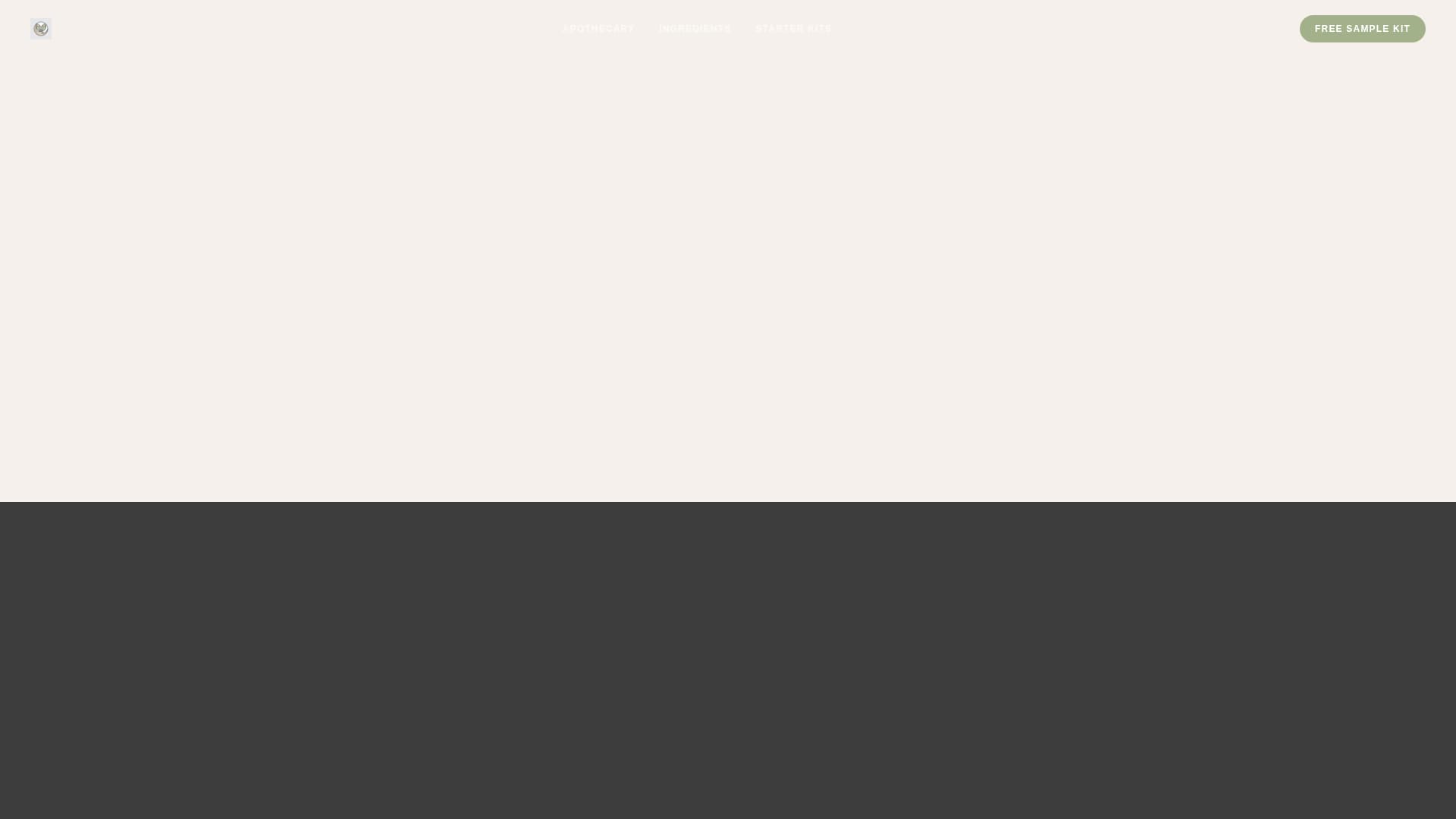 Organic & Natural Beauty Brand Blog Website Template