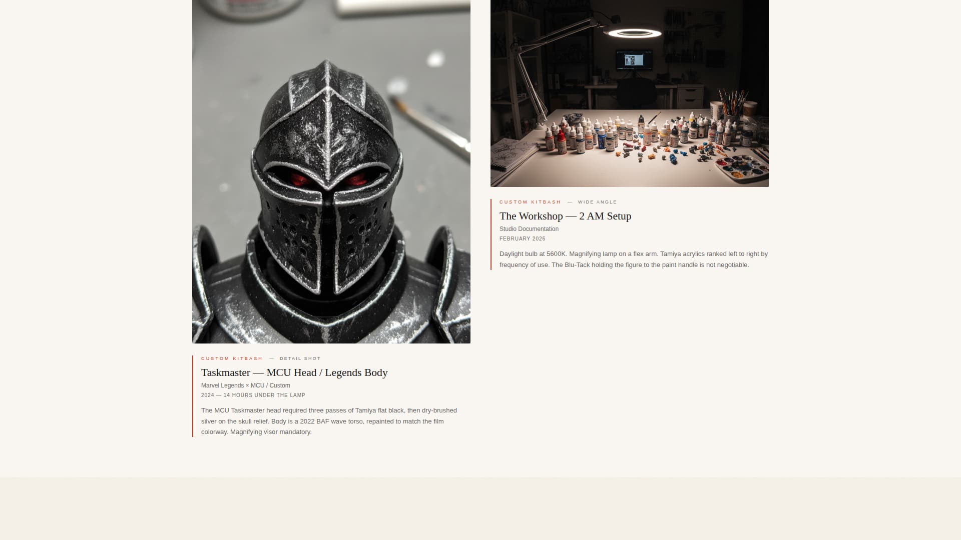 Grail - Curated Collector Landing Page Template