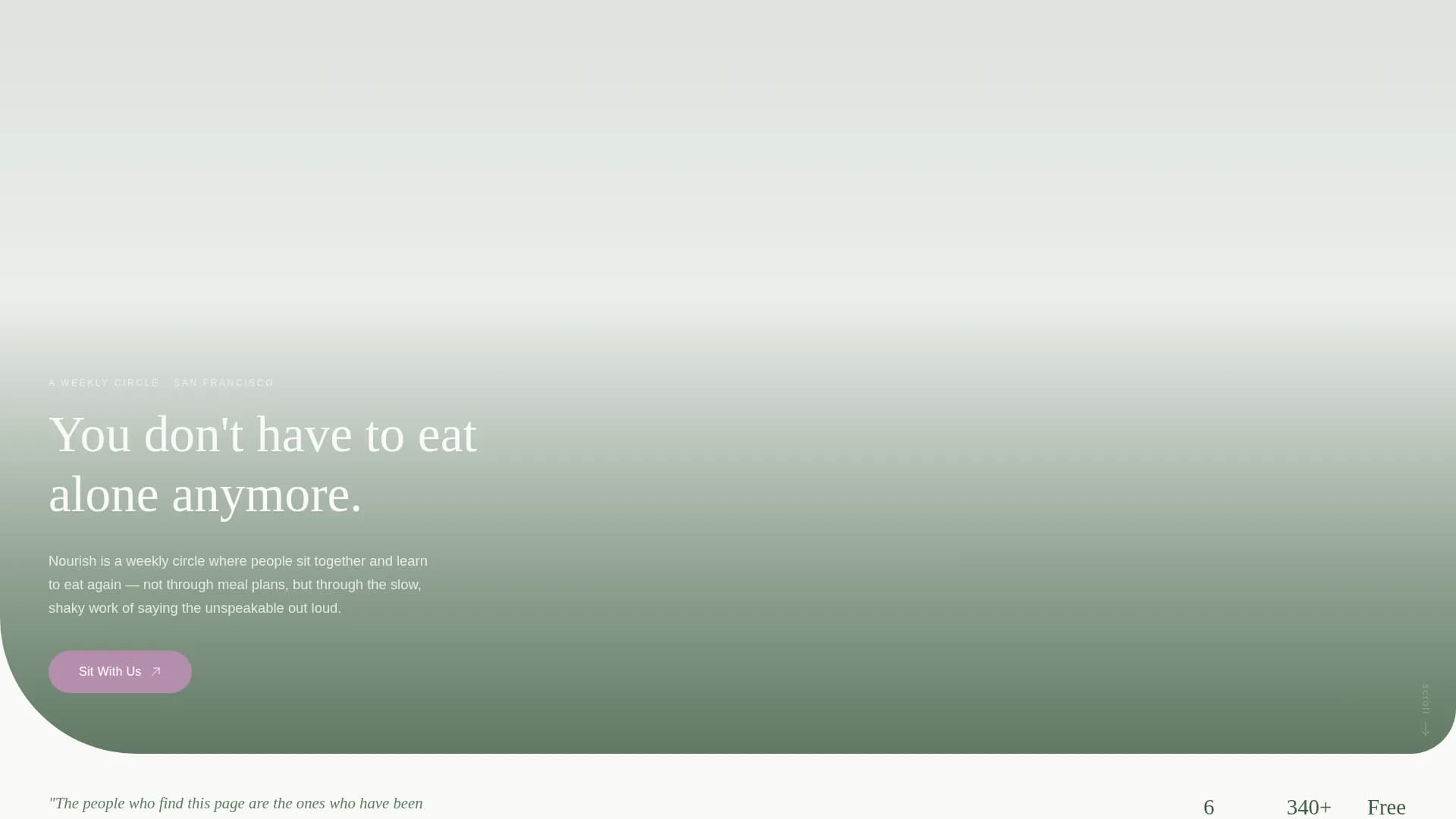 Specialist Eating Disorder Care Reviews & Social Proof Website Template