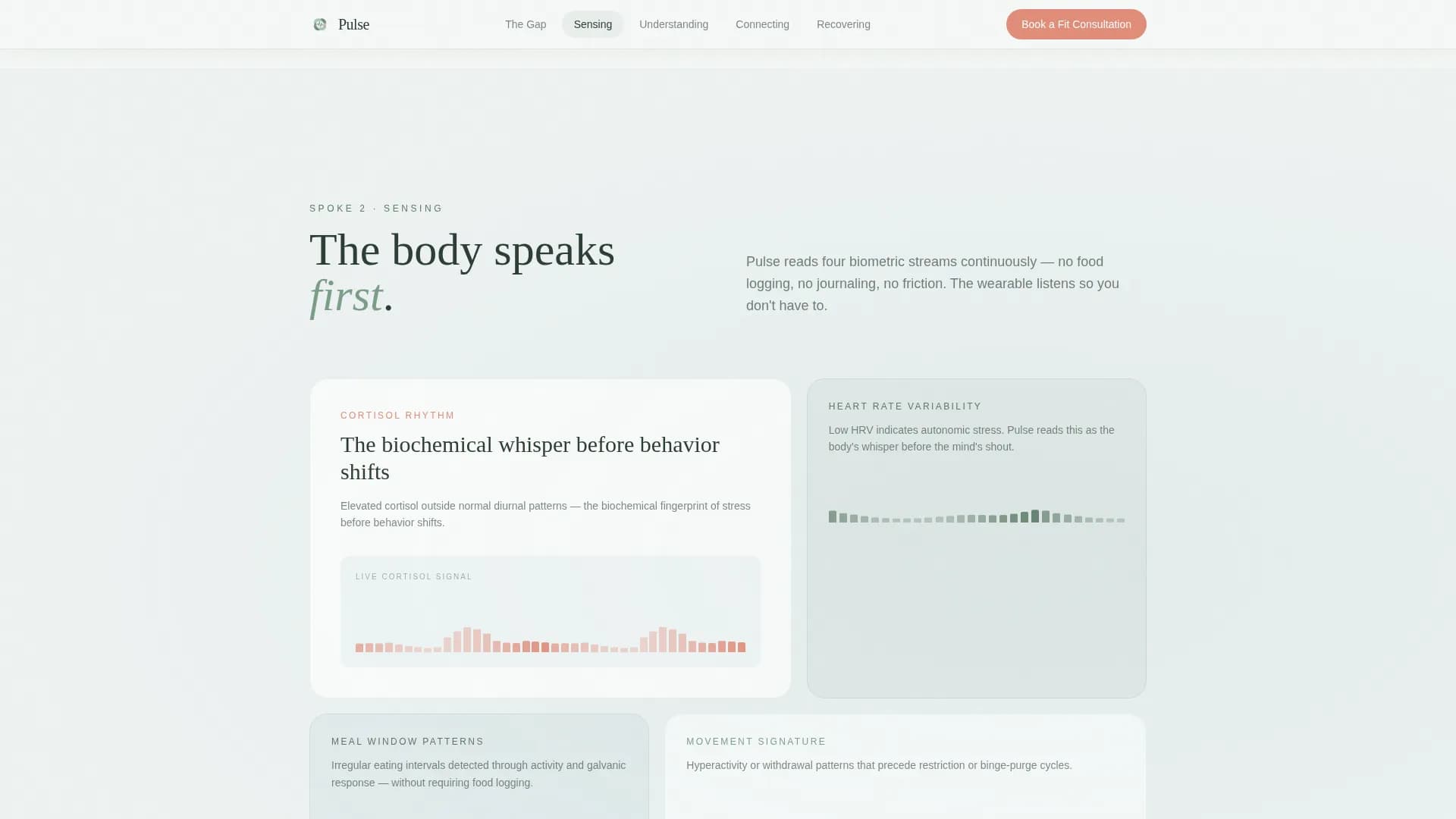 Complete Eating Disorder Care Appointment Booking Website Template