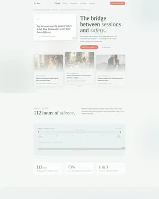 Complete Eating Disorder Care Appointment Booking Website Template