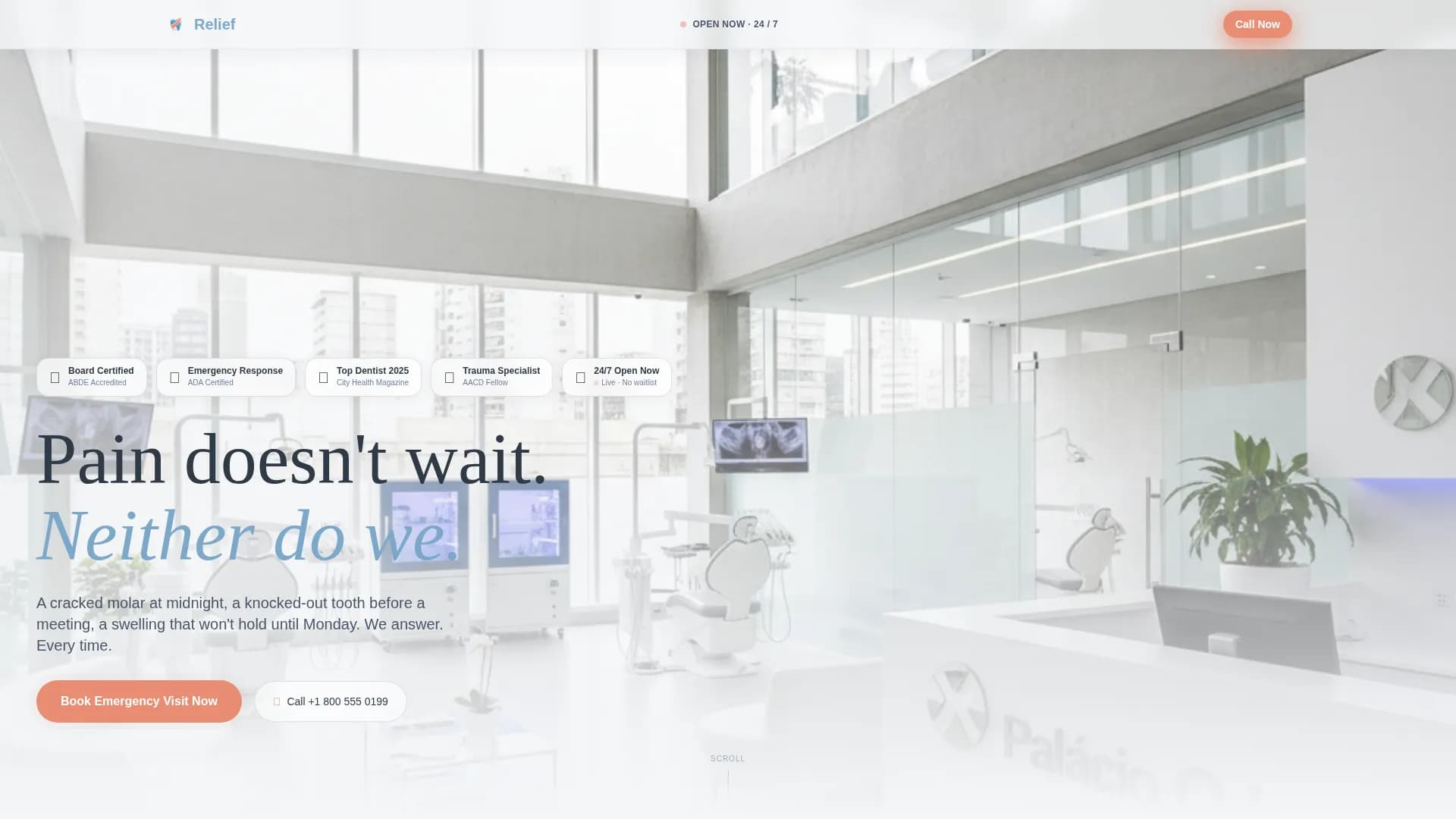 Expert Dental Clinic Appointment Booking Website Template