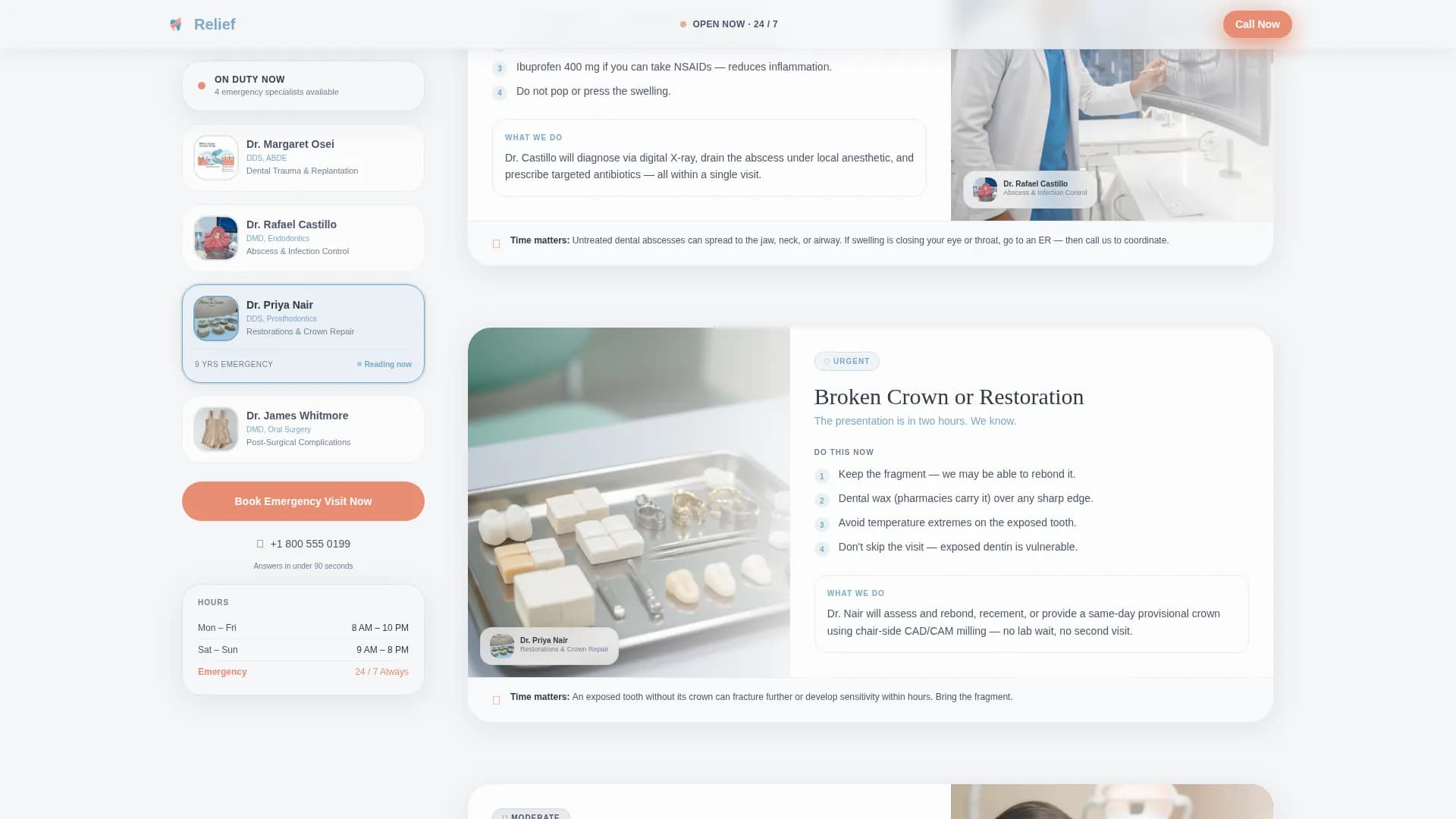 Expert Dental Clinic Appointment Booking Website Template