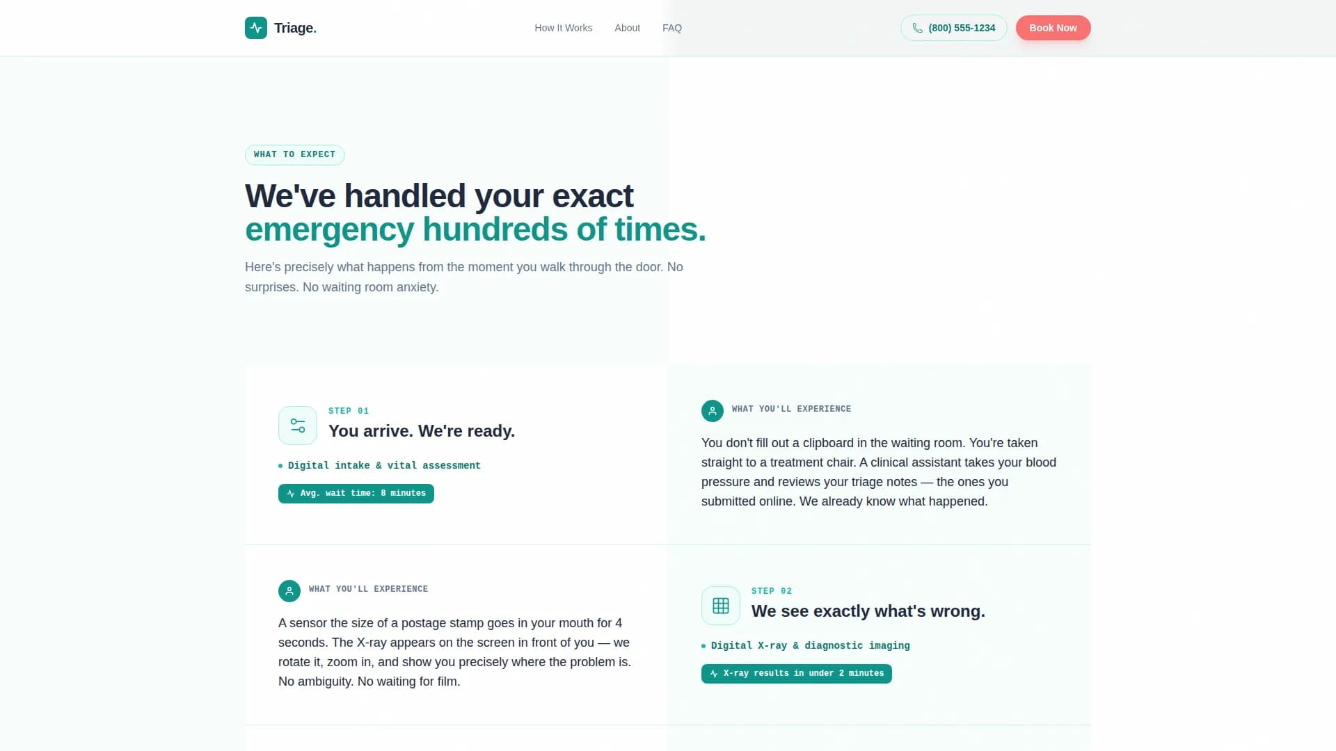 Local Emergency Dentist Appointment Booking Website Template