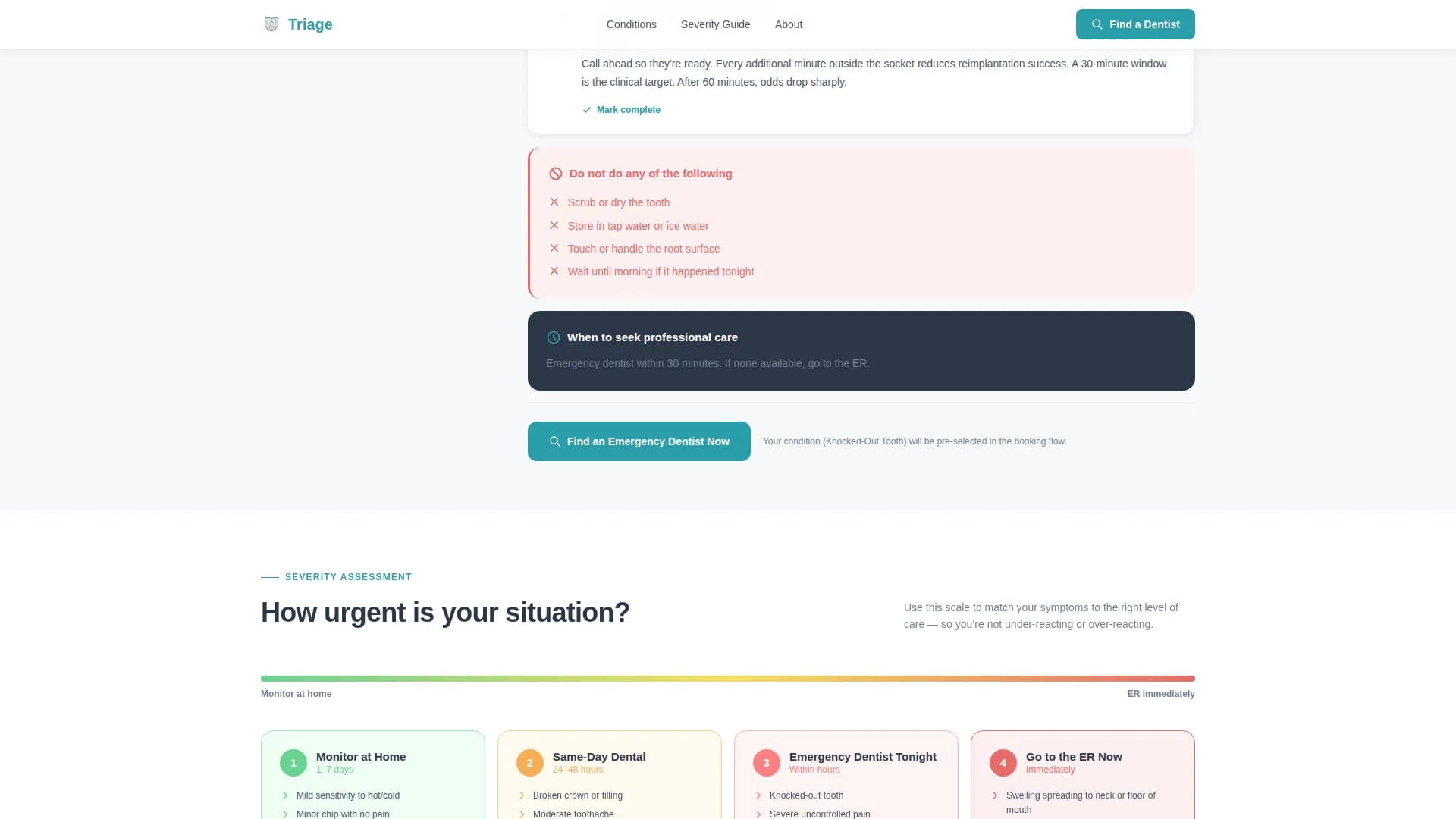 Emergency Dentist Appointment Booking Website Template