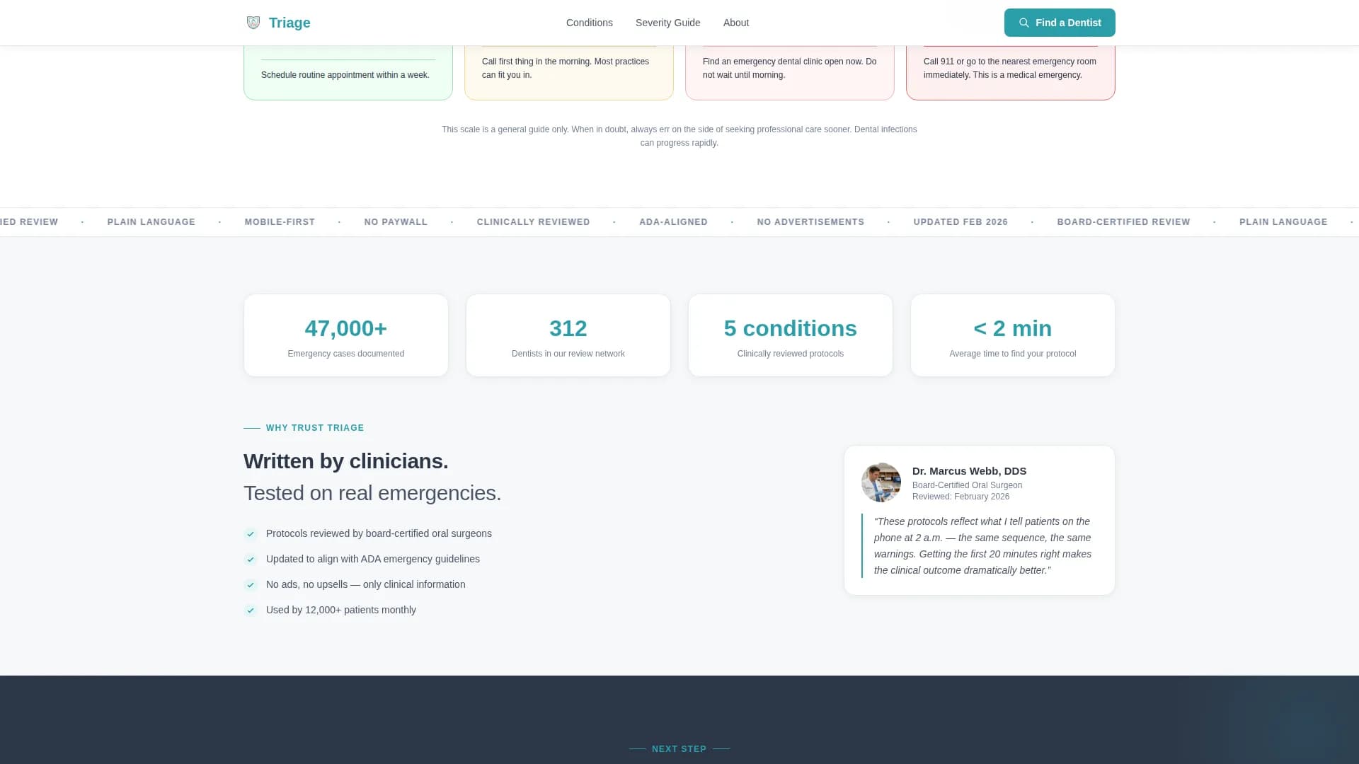 Emergency Dentist Appointment Booking Website Template