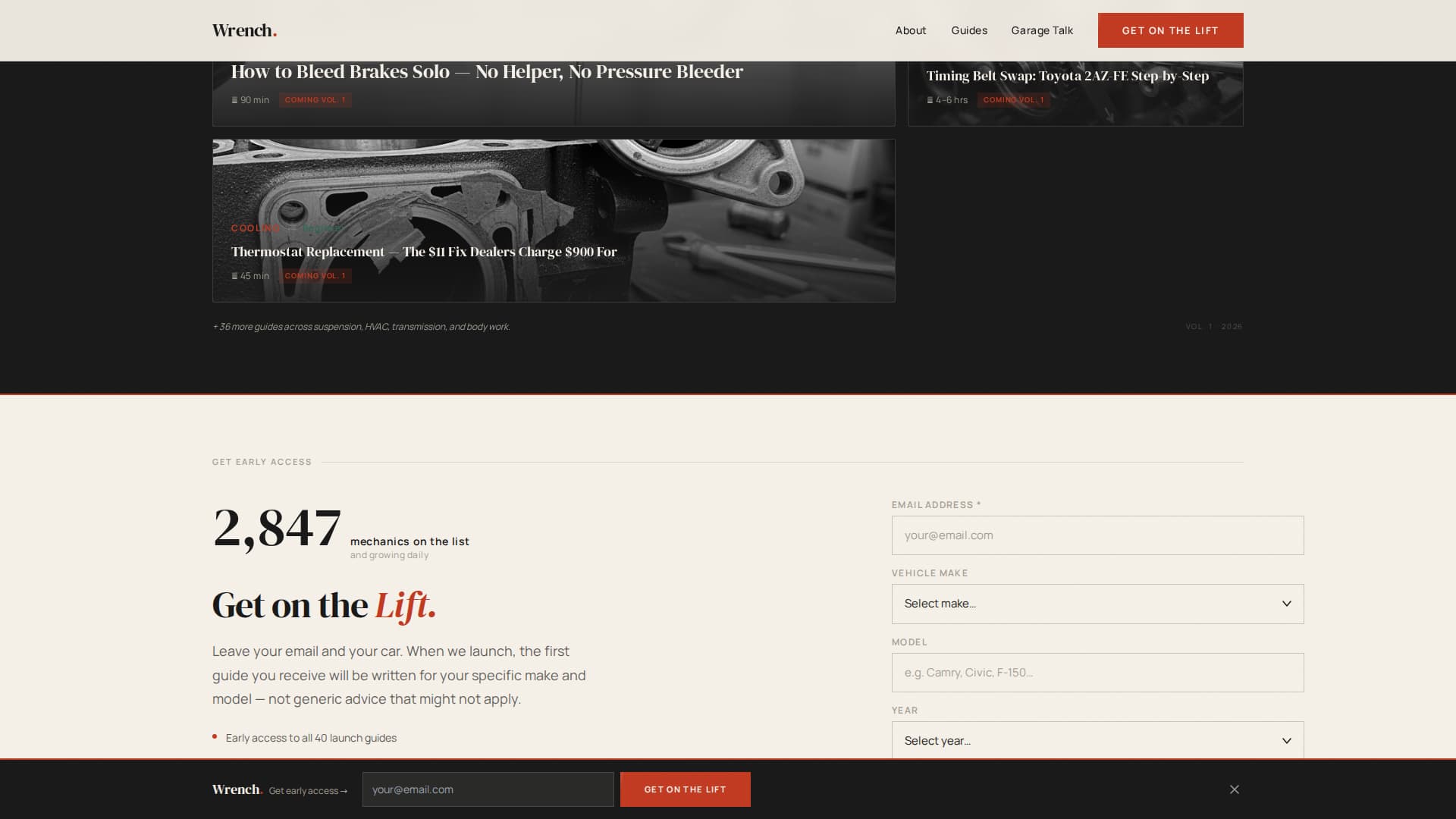 Automotive Blog & Media Pre-Launch Website Template