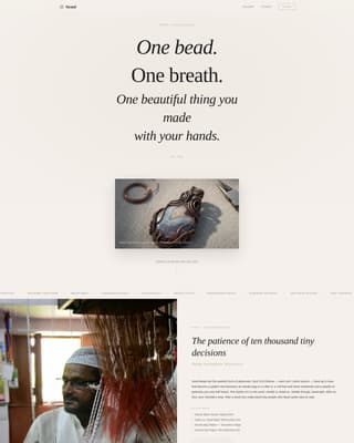 Strand - Elegant Jewelrymaking Landing Page Template