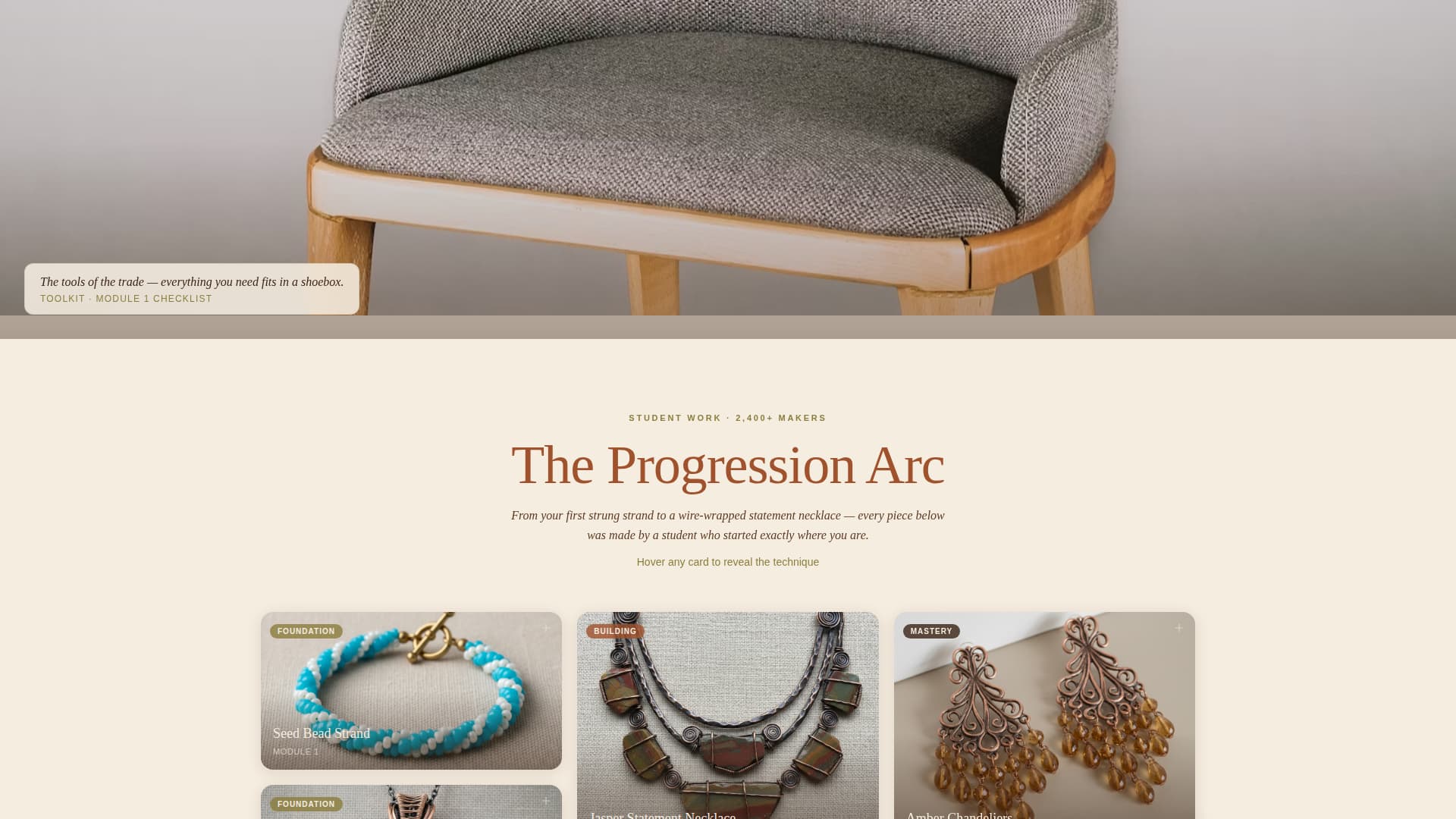 String — Bespoke Accessory Design Landing Page Template