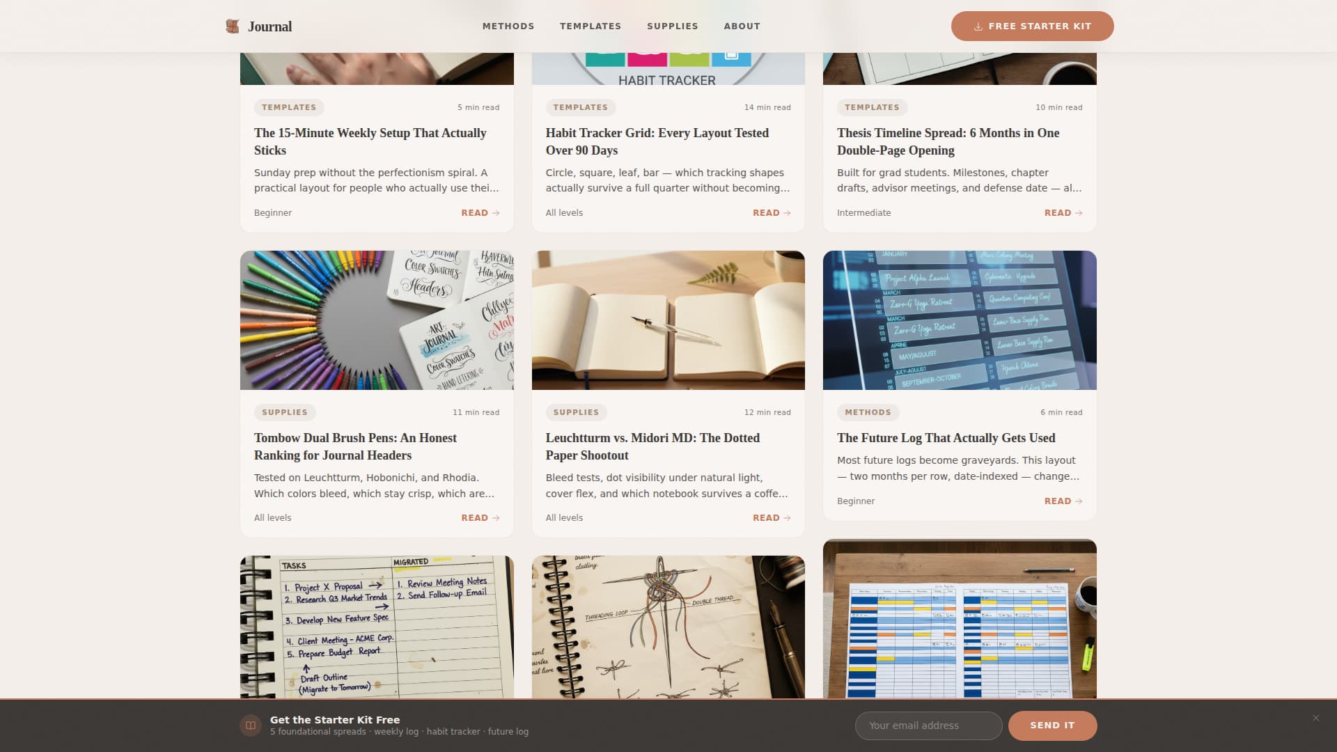 Craft & Hobby Blog Specialist Blog Website Template