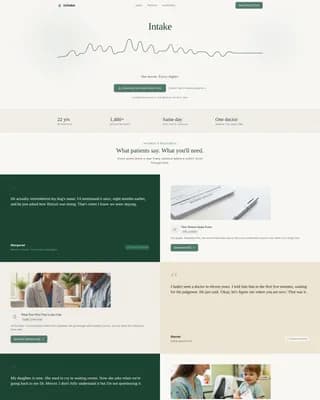 Family Doctor Reviews Website Template