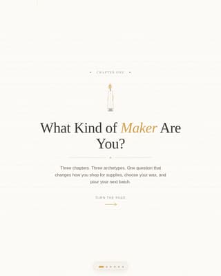 Wick - Artisan Candlemaking Landing Page Template