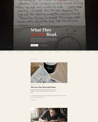 Education & Career Blog Blog Website Template